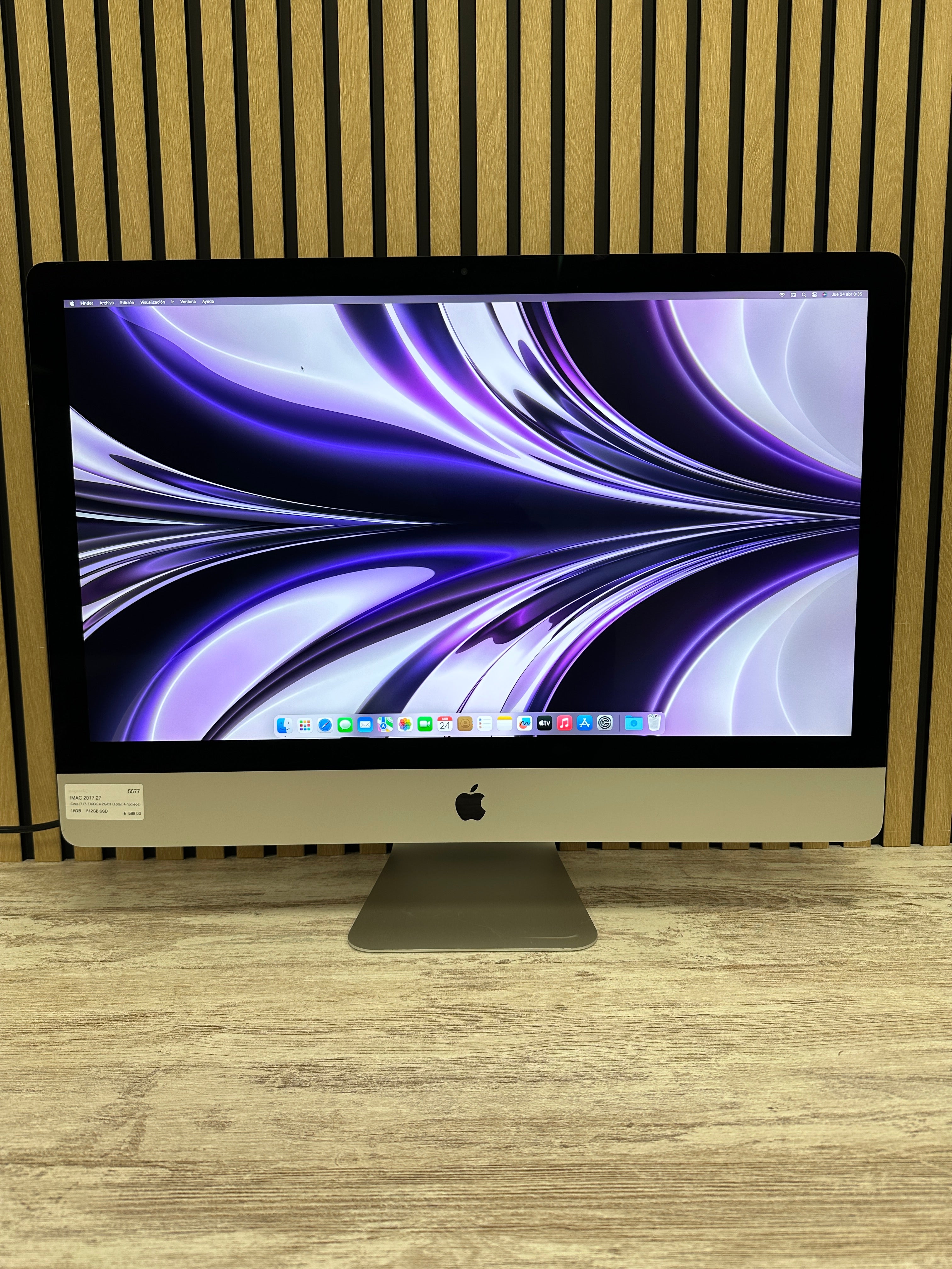 Imac 27" 2017 i7 16gb 512gb SSD - Moyacell