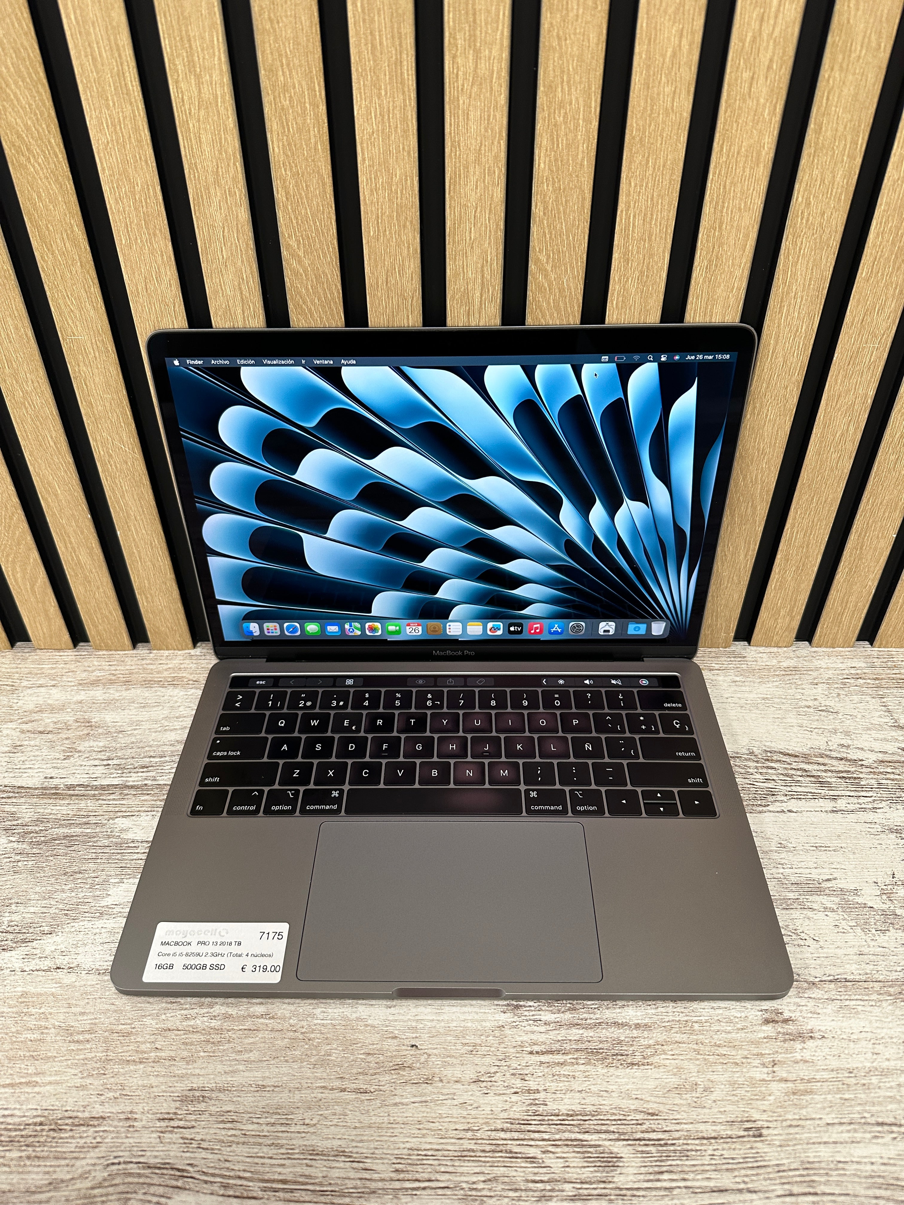 MacBook Pro 13" 2018 TB i5 16gb 500gb SSD