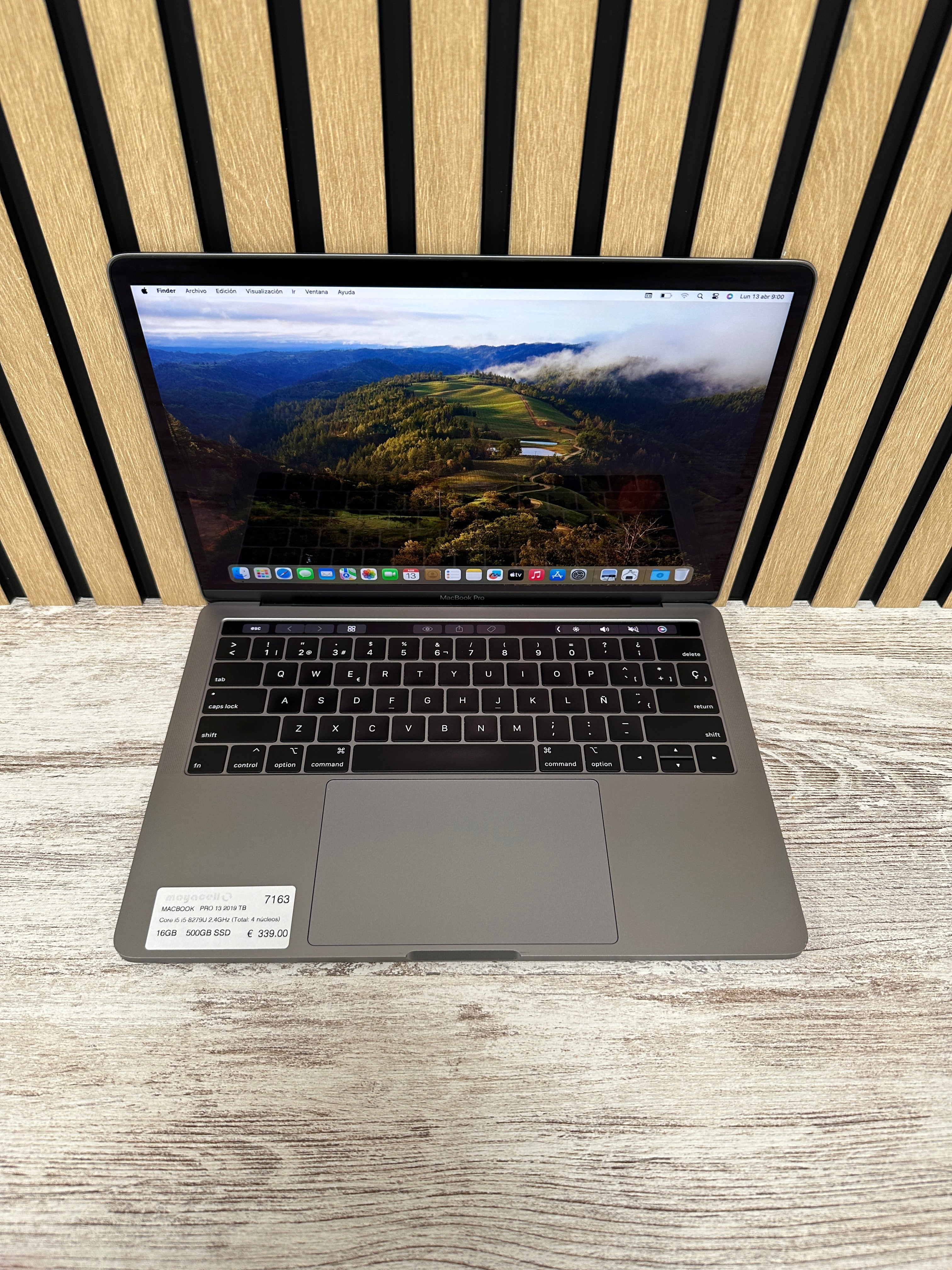 MacBook Pro 13" 2019 TB i5 16gb 500gb SSD - Moyacell