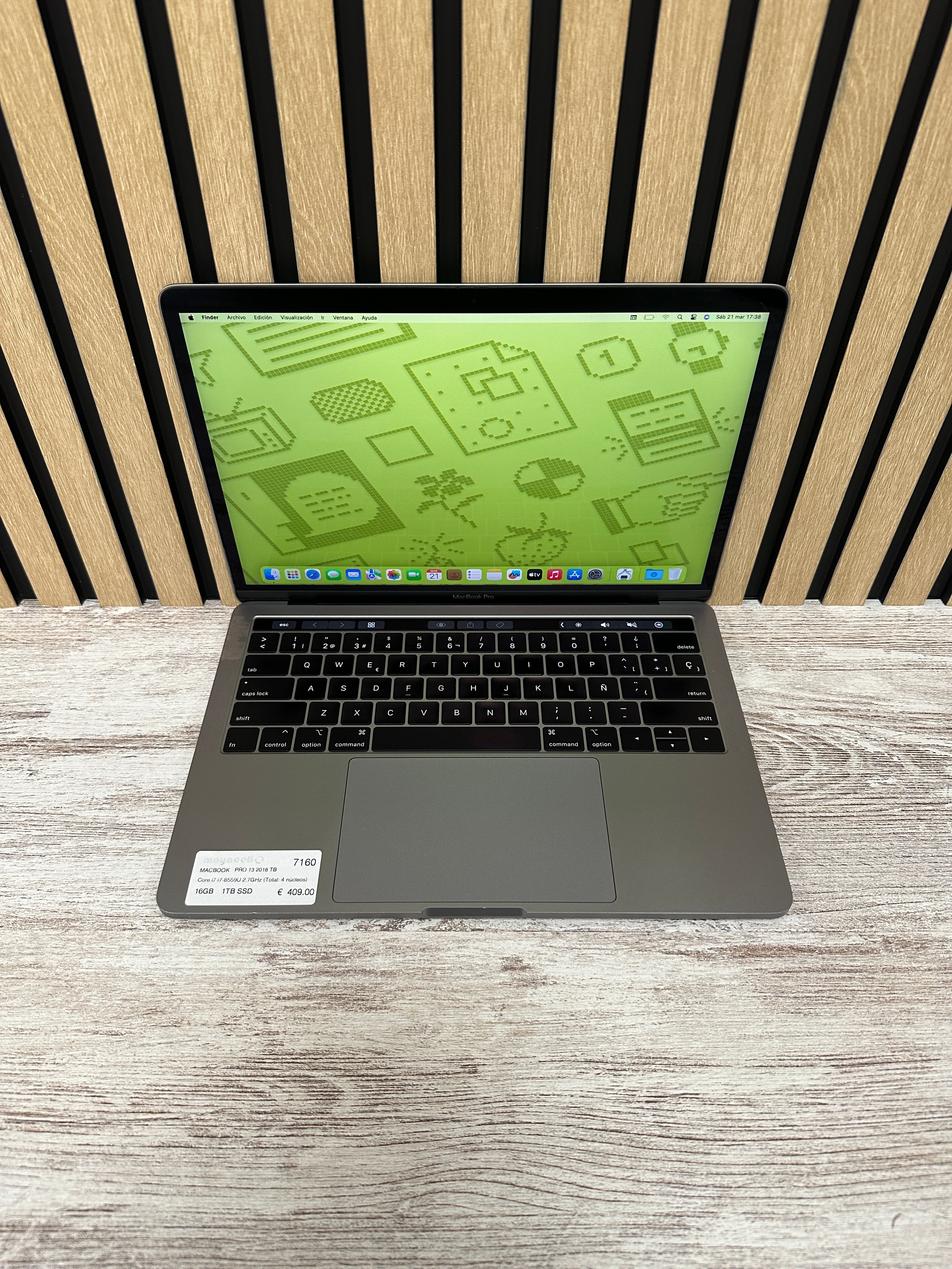 MacBook Pro 13" 2018 TB i7 16gb 1tb SSD - Moyacell