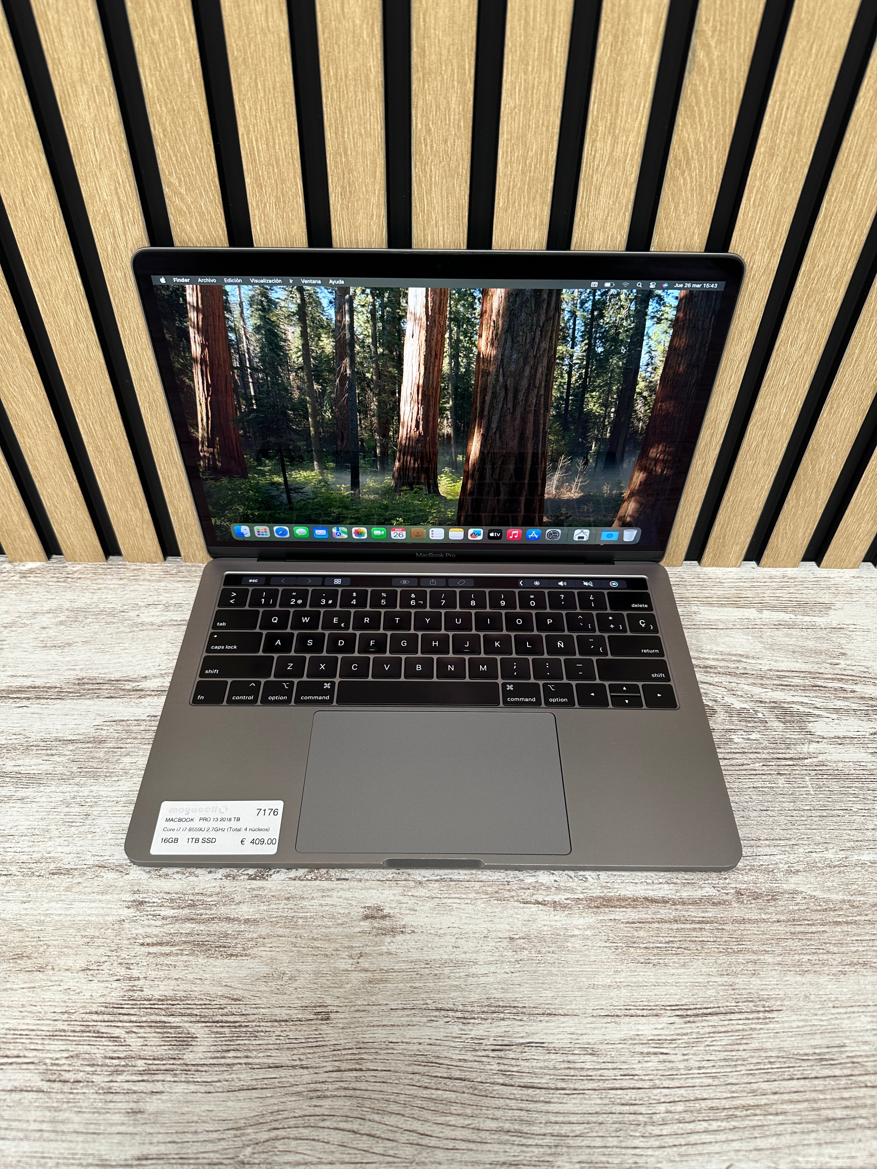 MacBook Pro 13" 2018 TB i7 16gb 1tb SSD - Moyacell