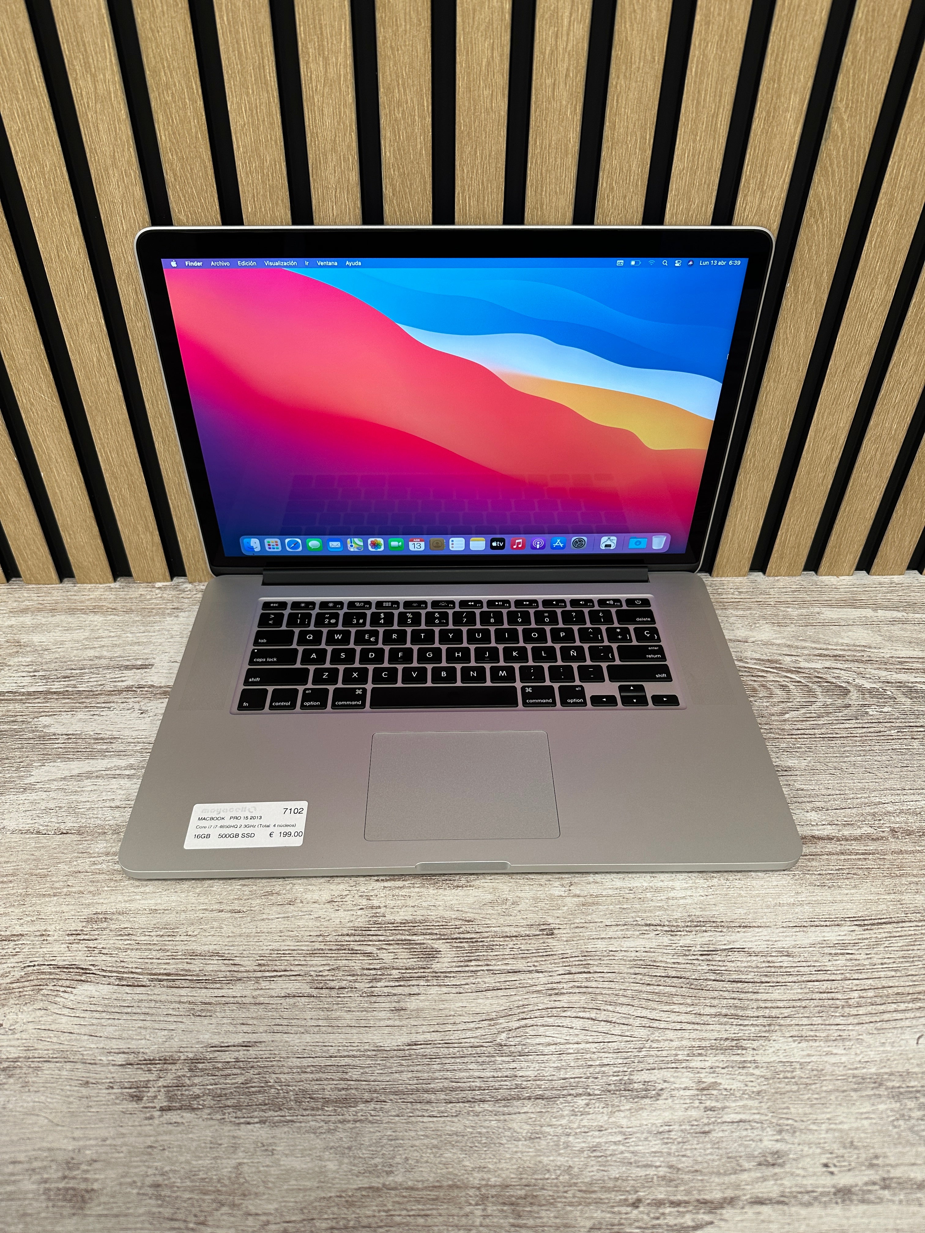 MacBook Pro 15" 2013 i7 16gb 500gb SSD - Moyacell