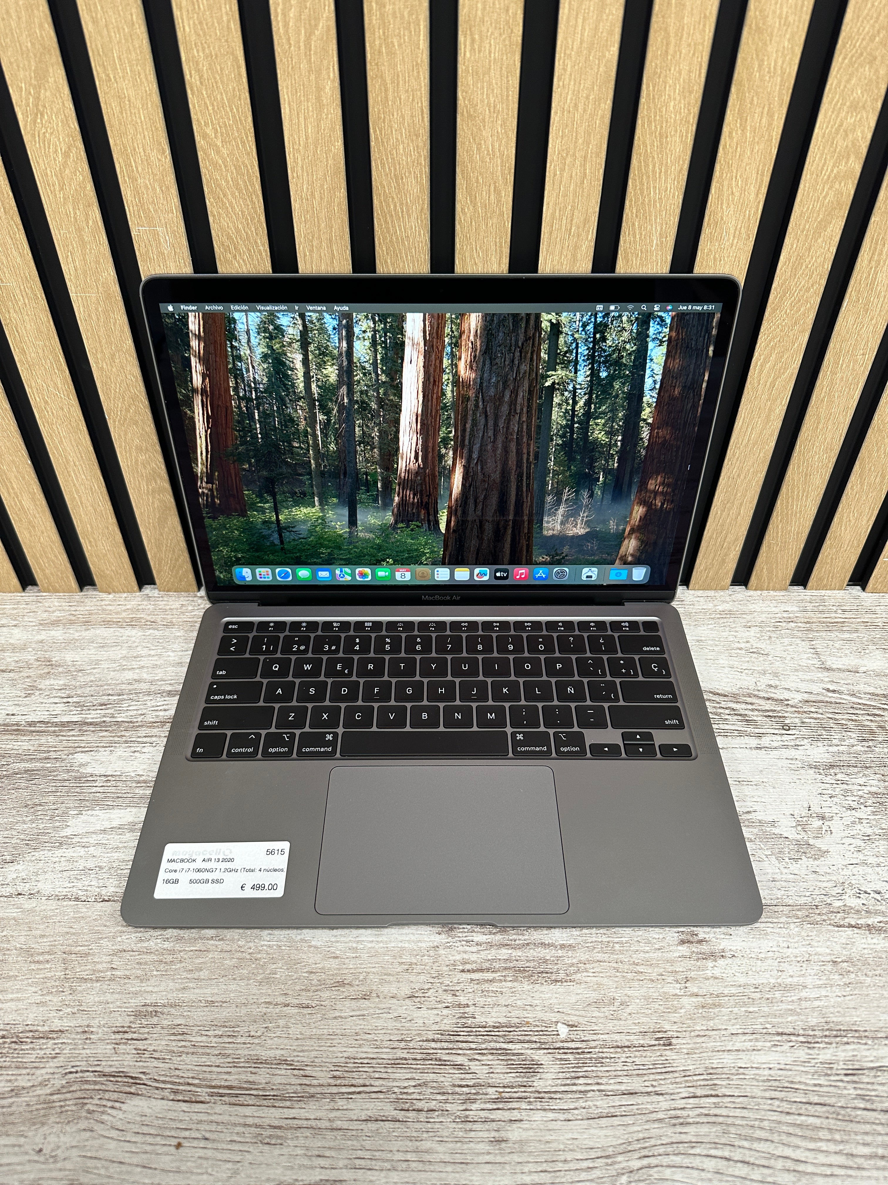 MacBook Air 13" 2020 i7 16gb 500gb SSD