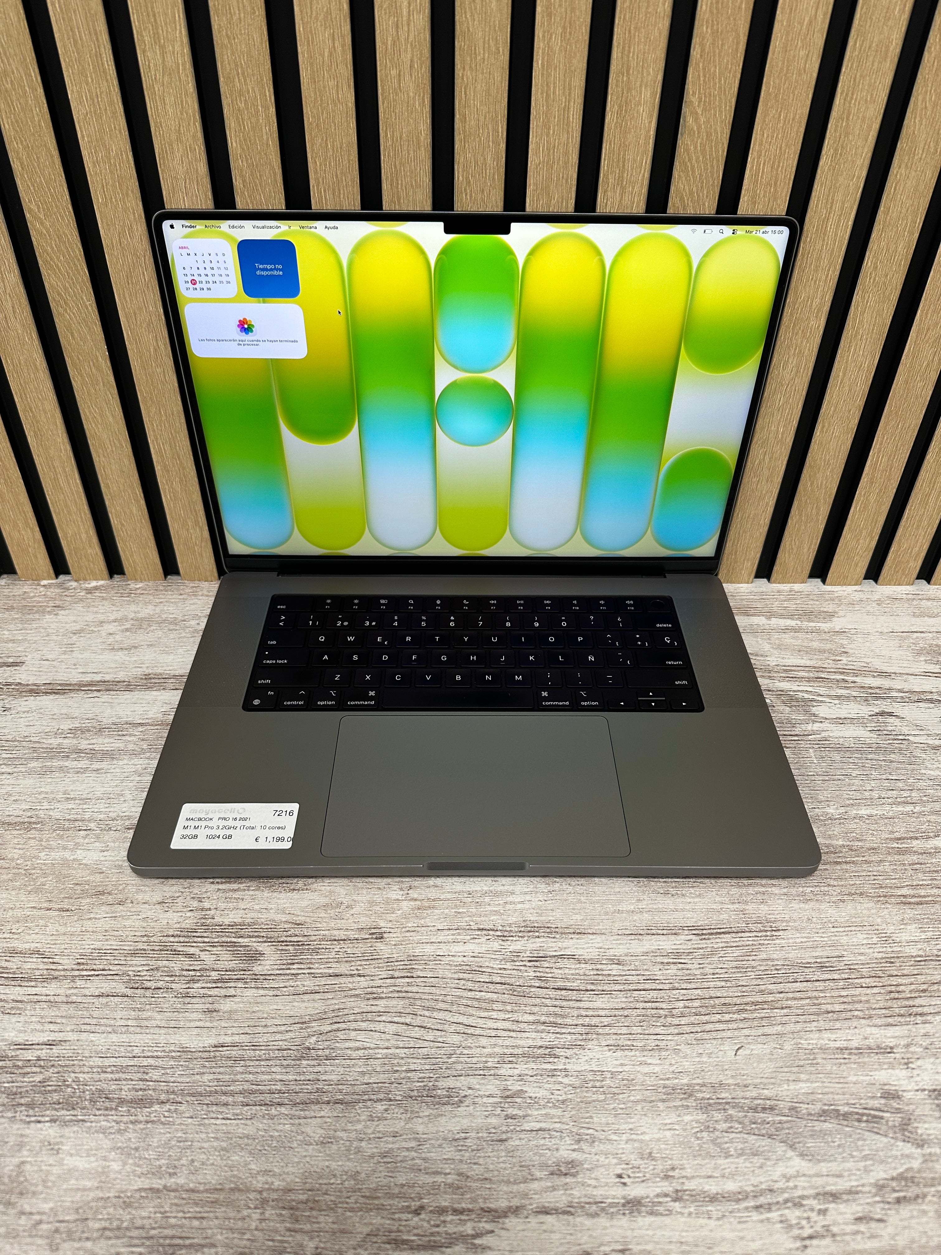 MacBook Pro 16" 2021 M1 PRO 32gb 1tb SSD