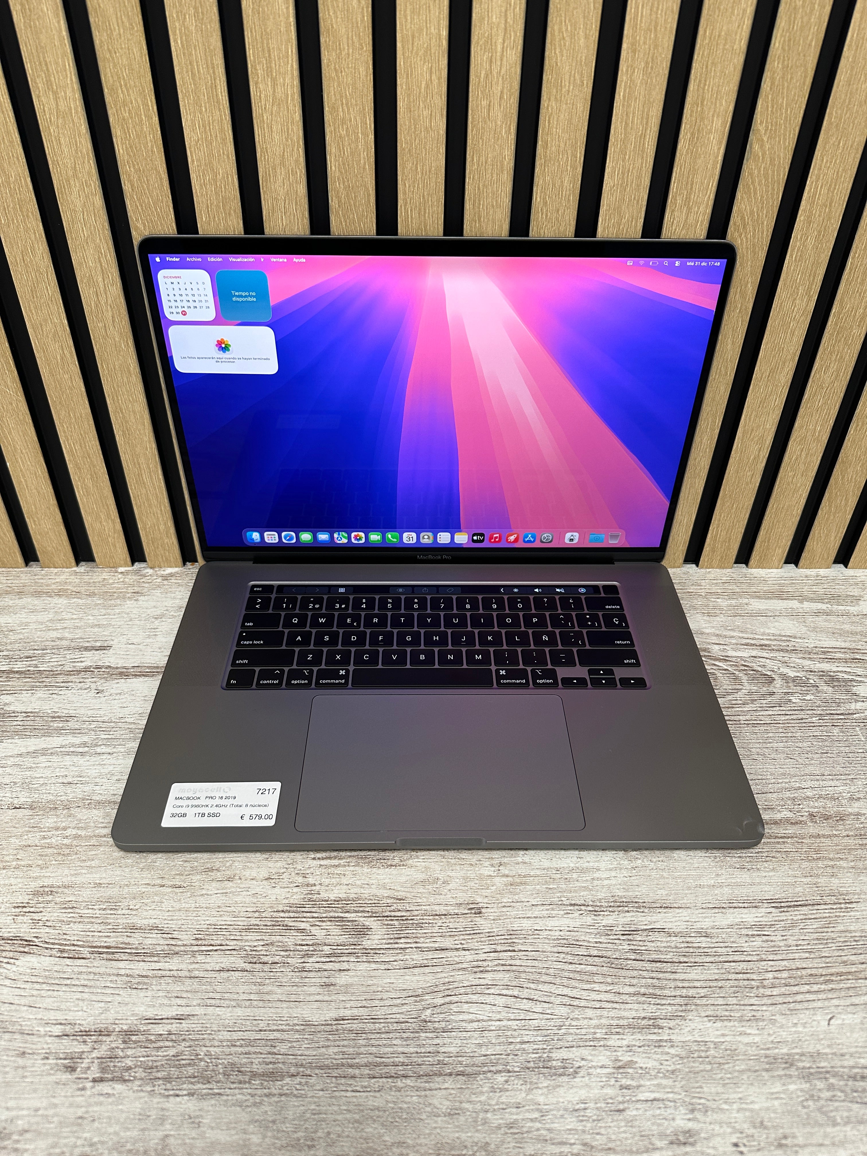 MacBook Pro 16" 2019 i9 32gb 1tb SSD