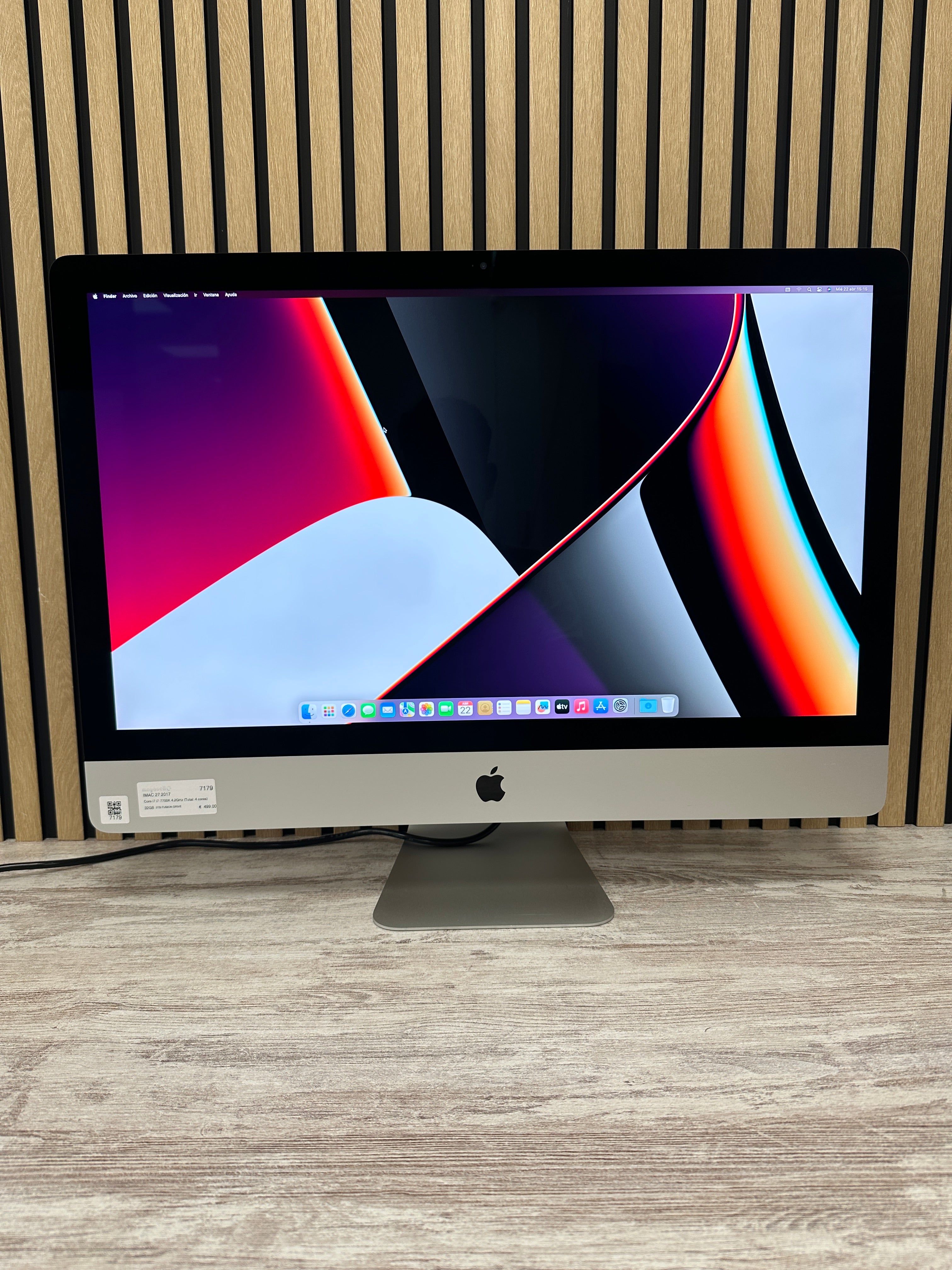 iMac 27" 2017 i7 32gb 3tb Fusion Drive