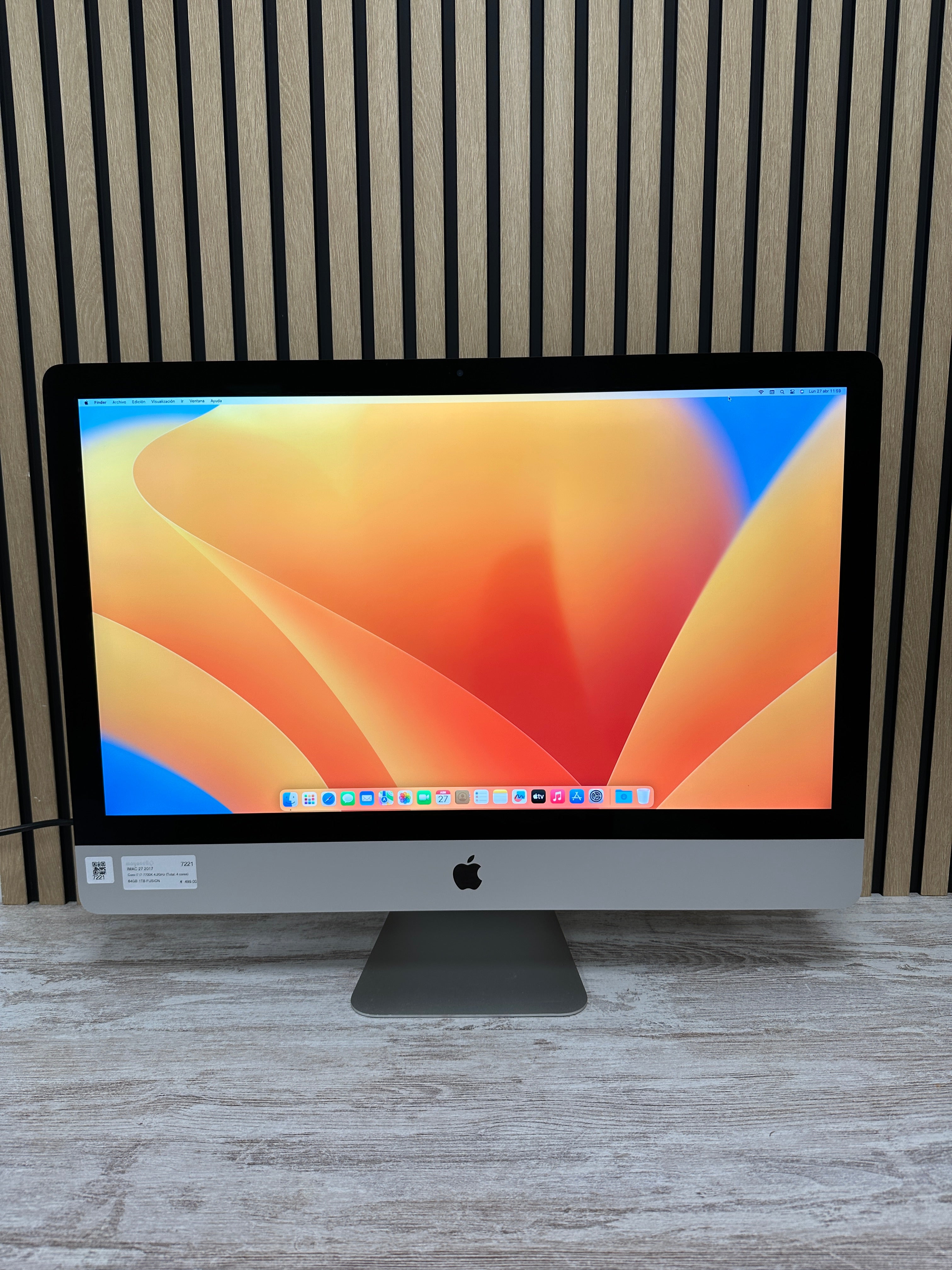 iMac 27" 2017 i7 64gb 1tb Fusion - Moyacell