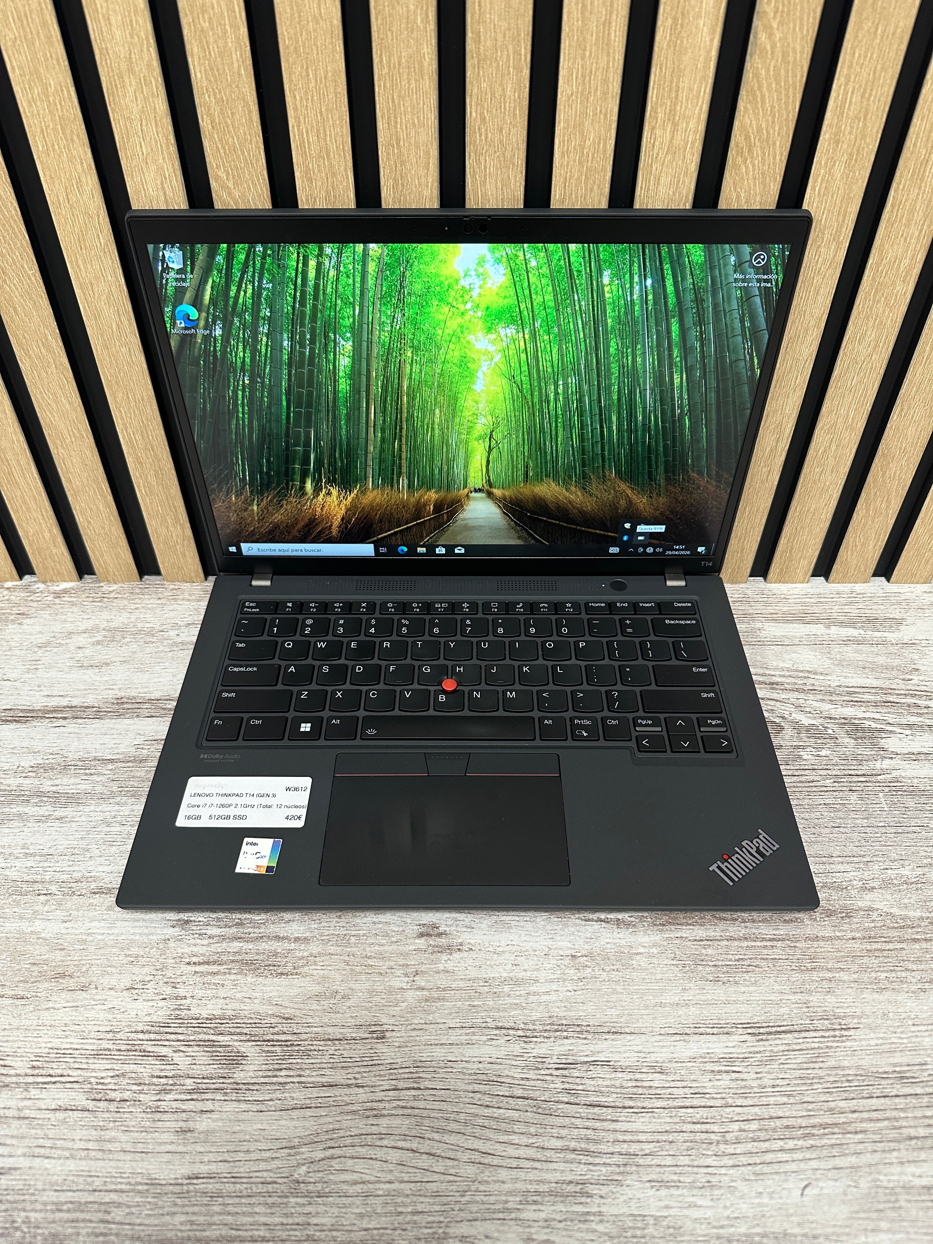 Lenovo Thinkpad T14 GEN 3 i7 16gb 512gb SSD - Moyacell