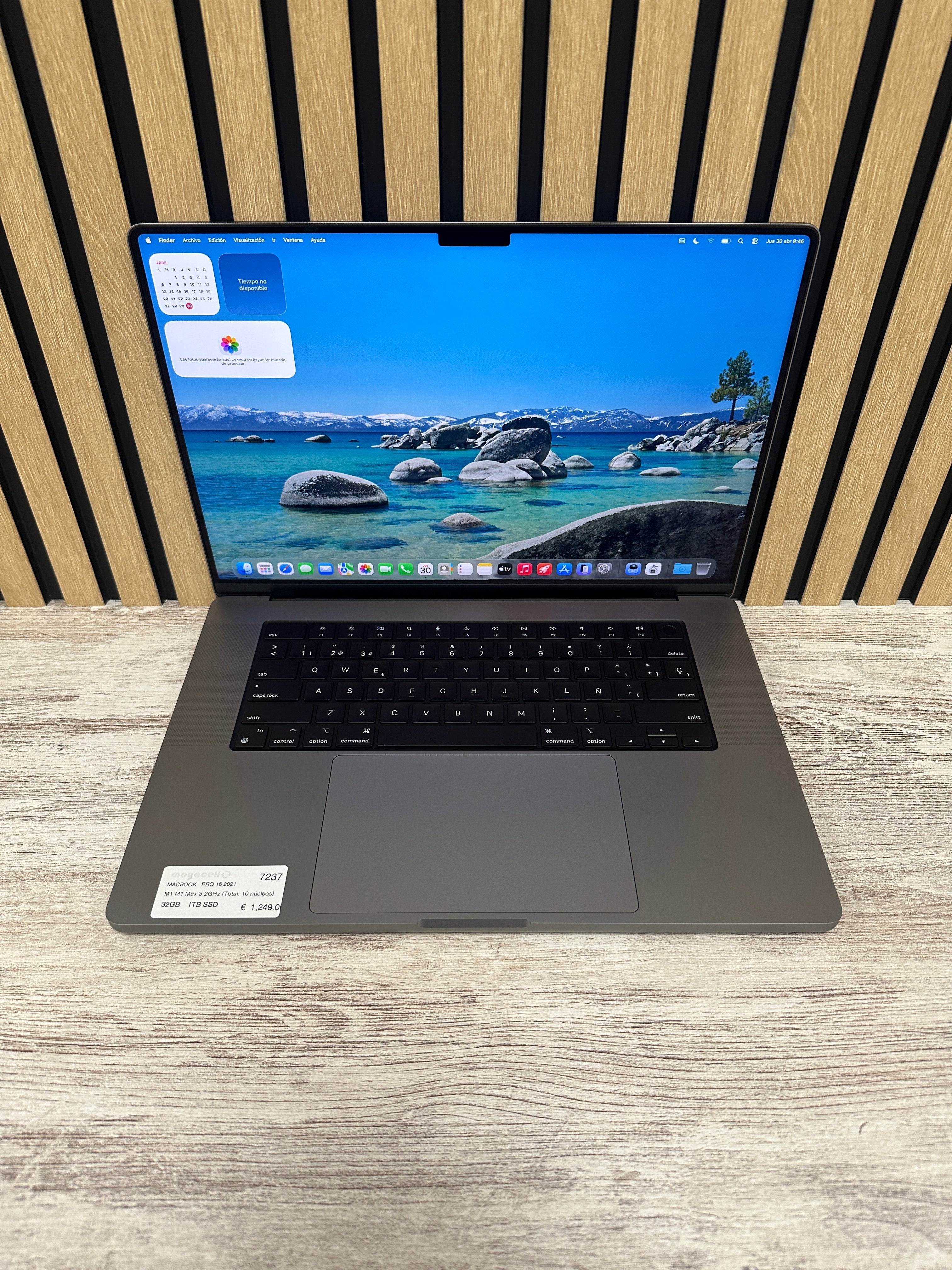 MacBook Pro 16" 2021 M1 MAX 32gb 1tb SSD