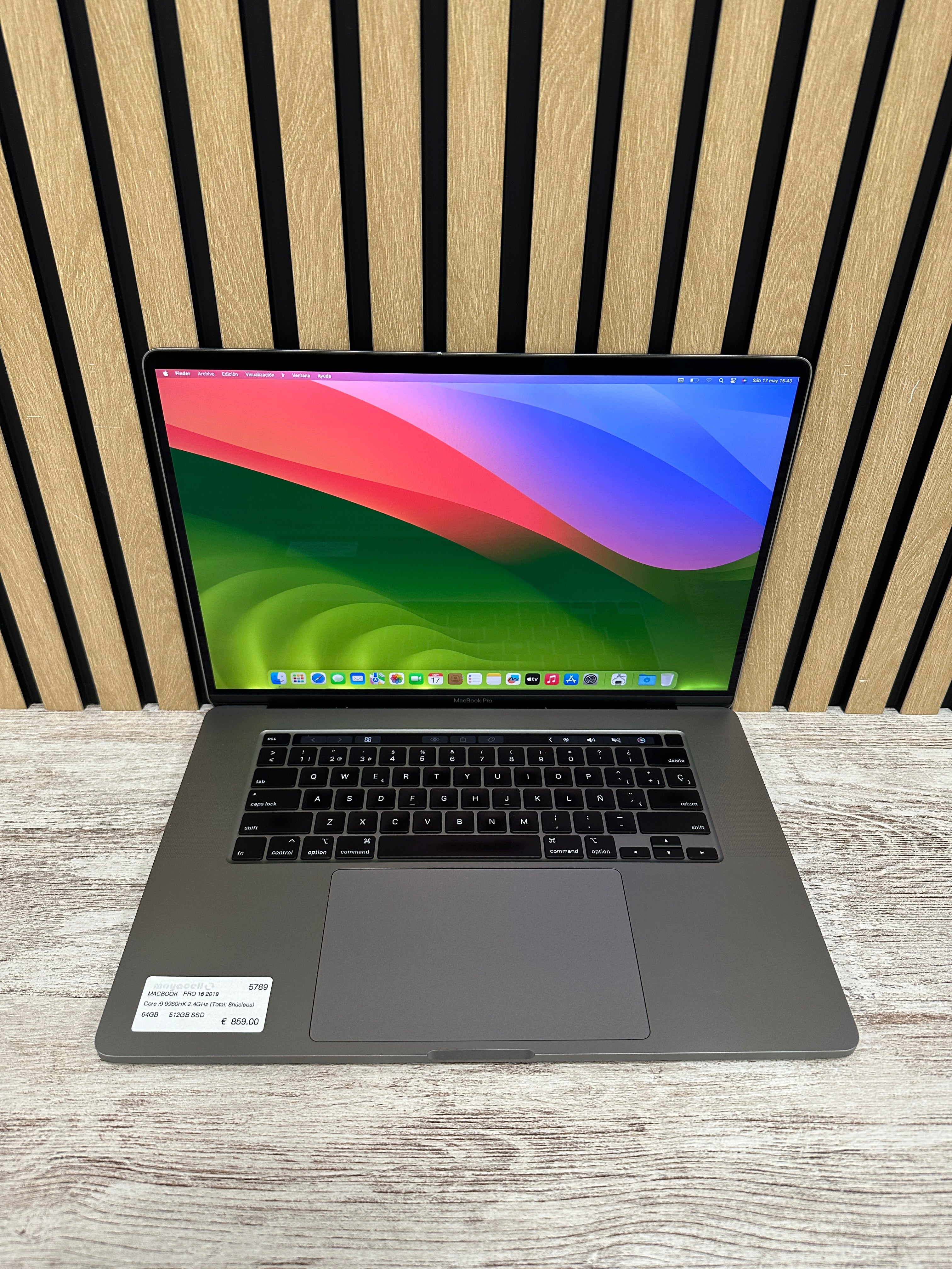 MacBook Pro 16" 2019 i9 64gb 512gb SSD