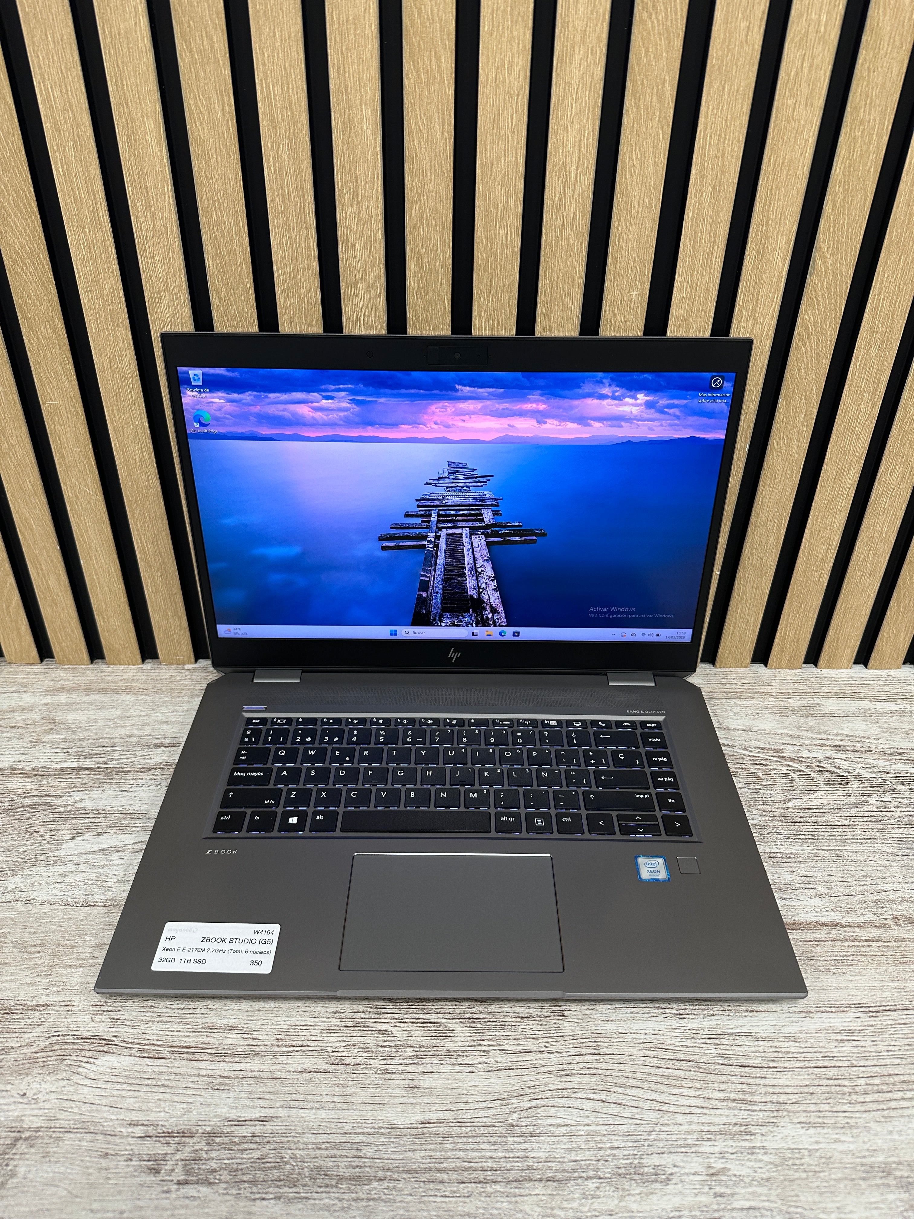 HP ZBOOK STUDIO G5 XEON E 32gb 1tb SSD