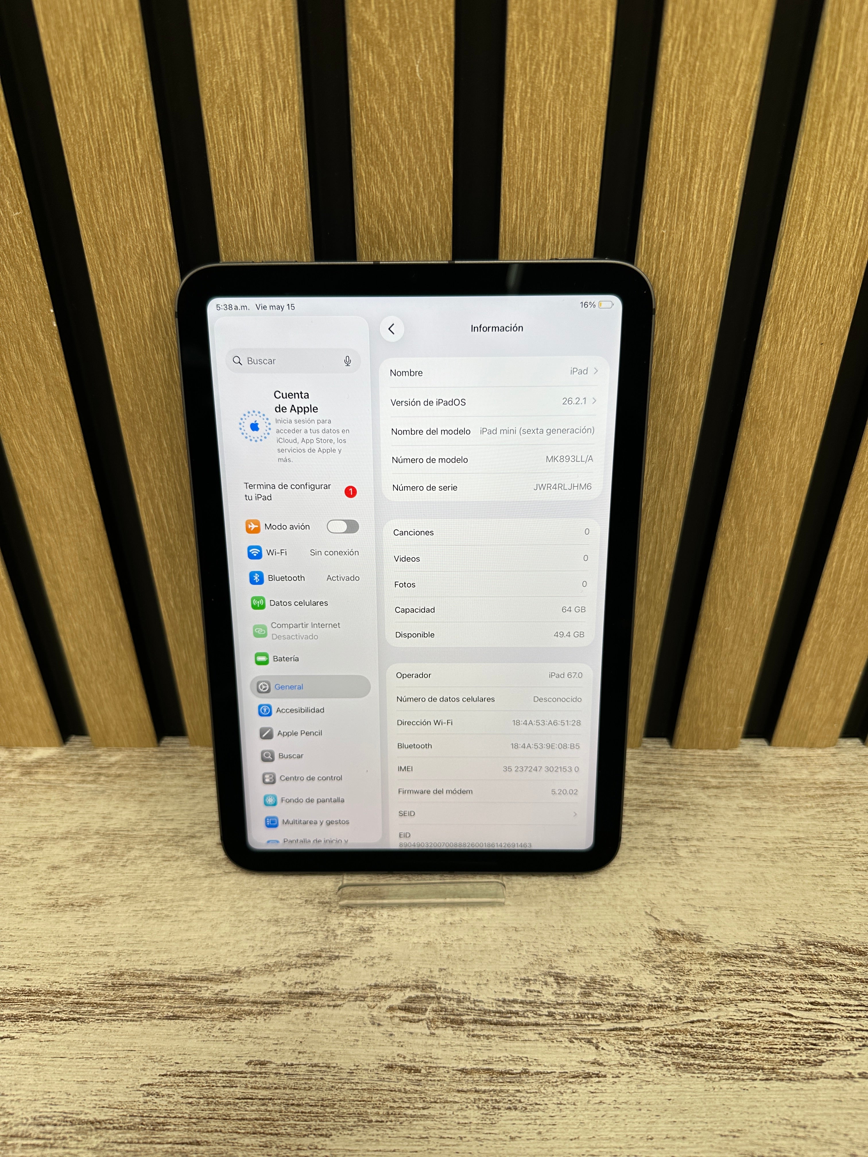 IPAD MINI 6A GEN 64GB - Moyacell