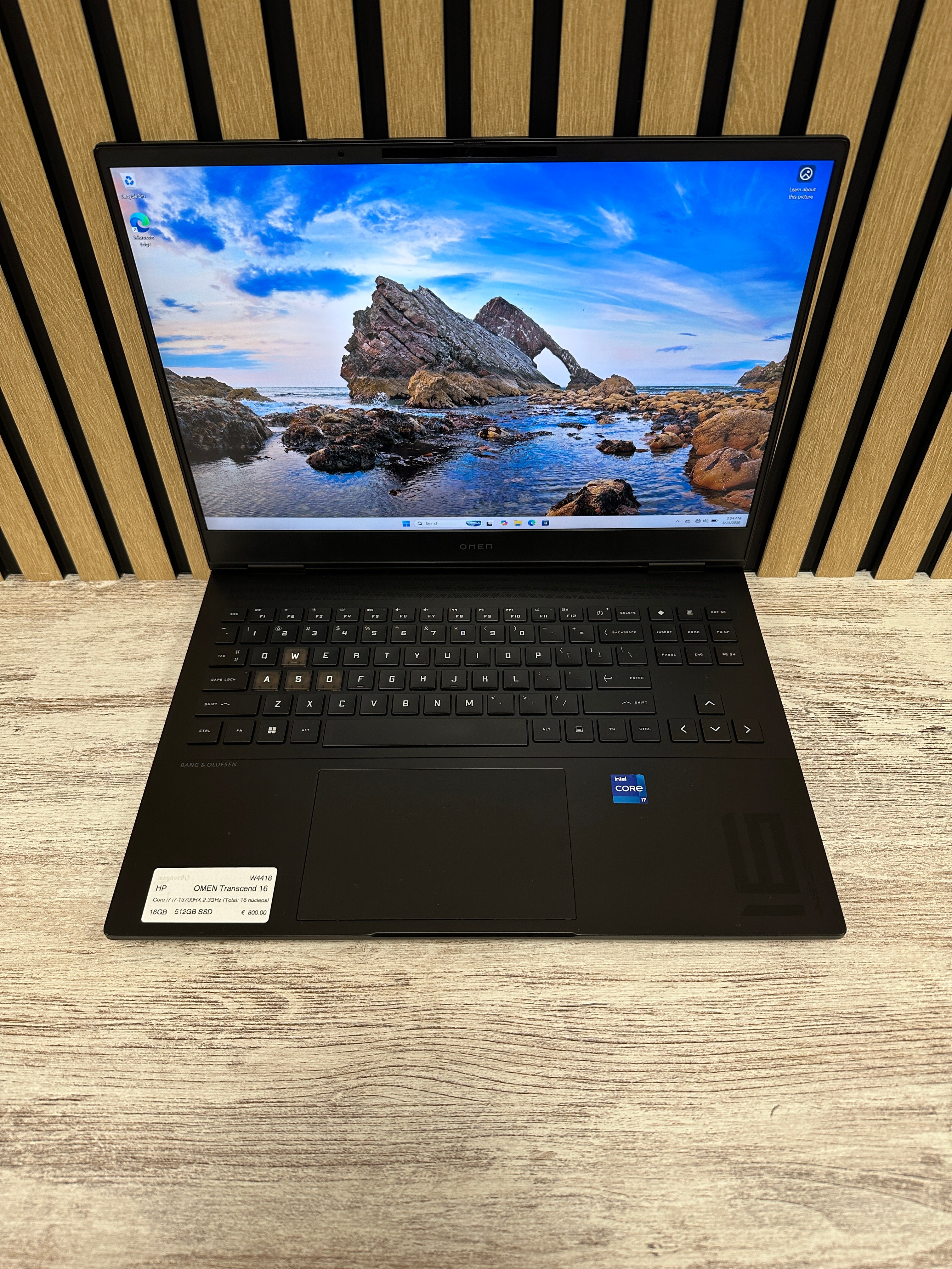 HP OMEN Transcend 16 i7 16gb 512gb SSD - Moyacell