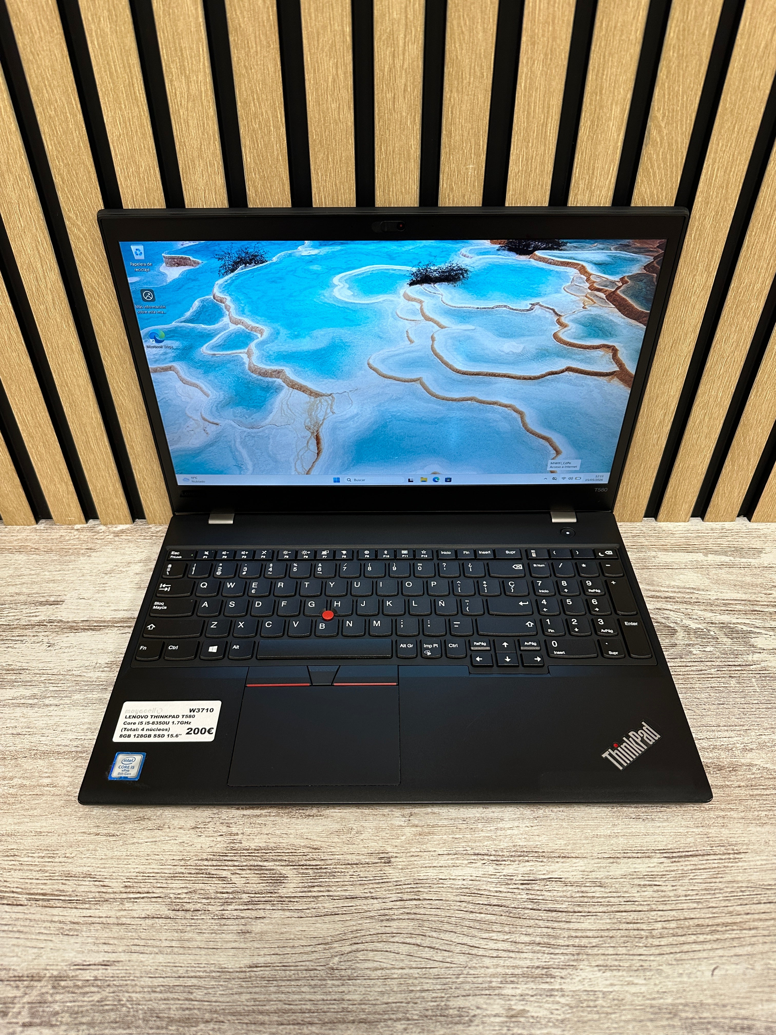 Lenovo Thinkpad T580 i5 8gb 128gb SSD