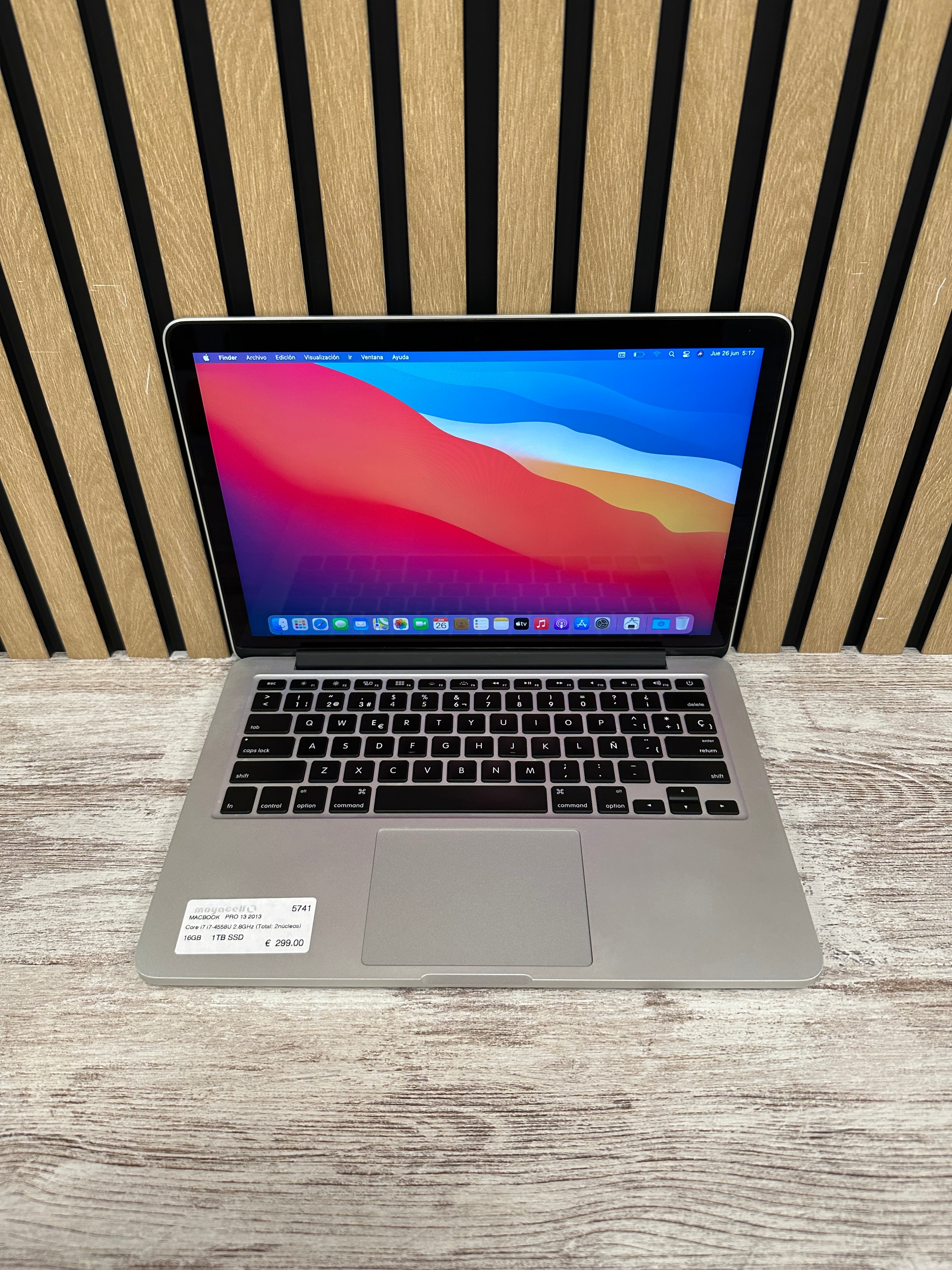 MacBook Pro 13" 2013 i7 16gb 1tb SSD - Moyacell