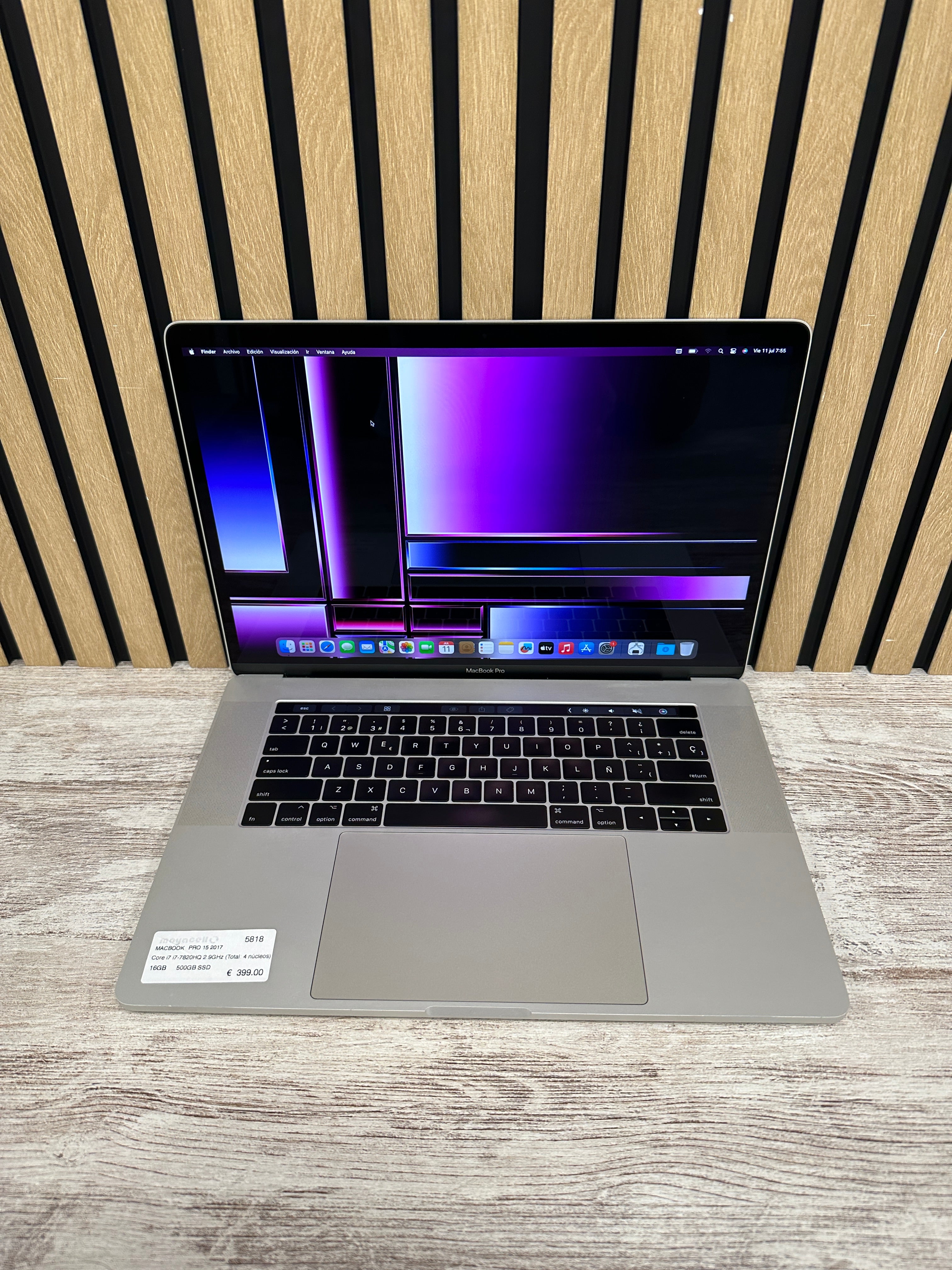 MacBook Pro 15" 2017 i7 16gb 500gb SSD - Moyacell