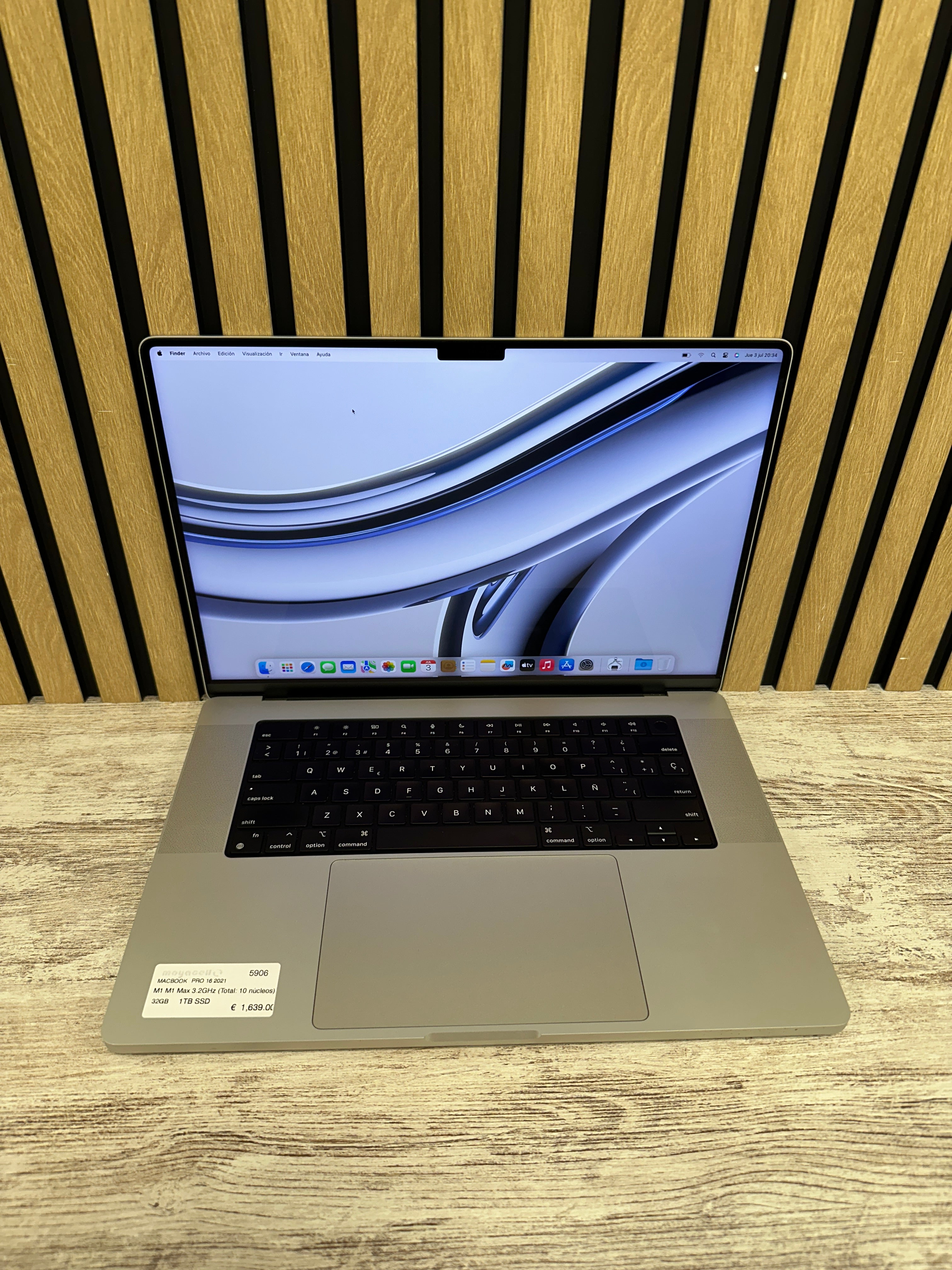 MacBook Pro 16" 2021 M1 MAX 32gb 1tb SSD - Moyacell