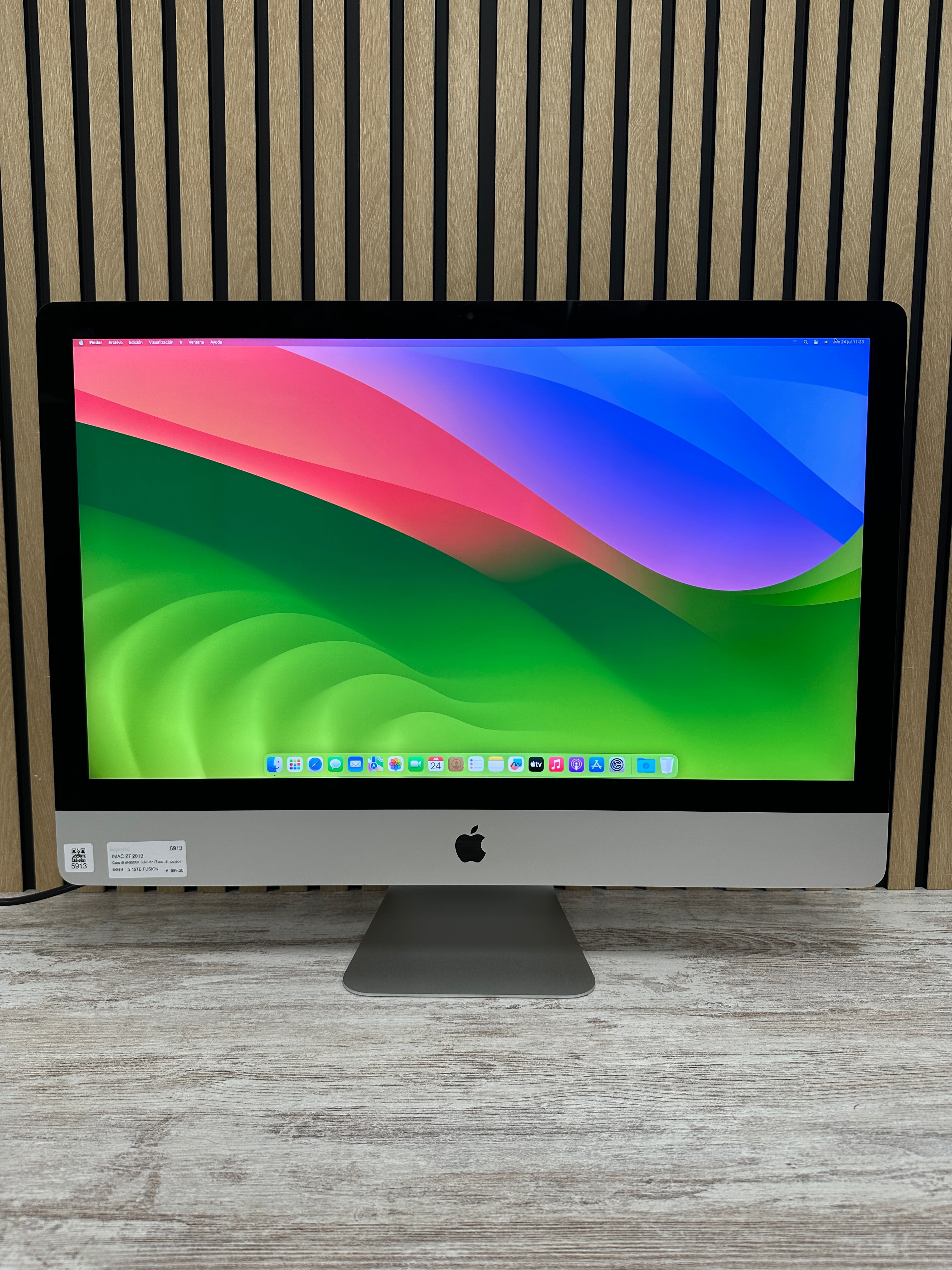 iMac 27" 2019 i9 64gb 3.12tb FUSION - Moyacell