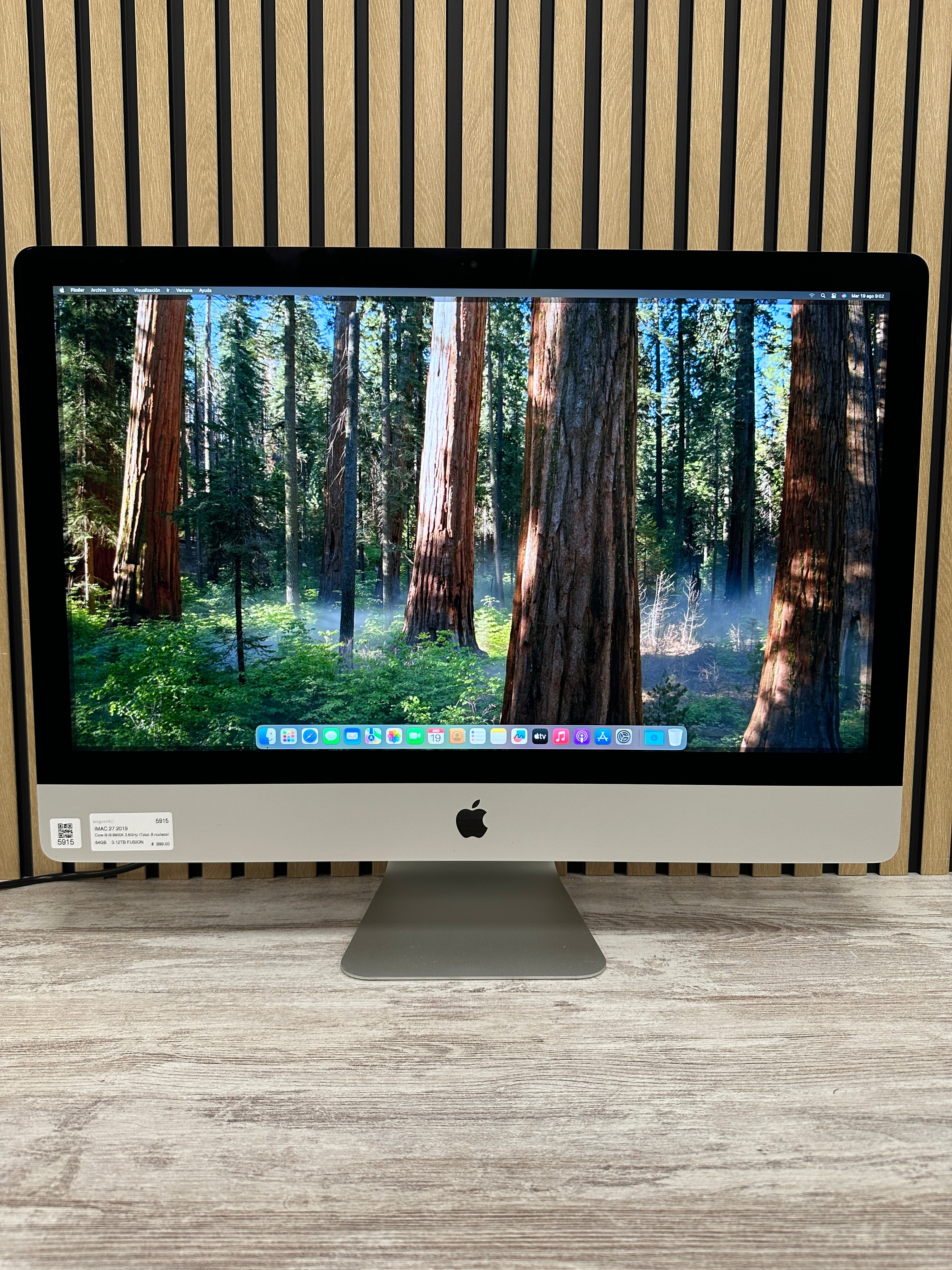 iMac 27" 2019 i9 64gb 3.12tb Fusion - Moyacell