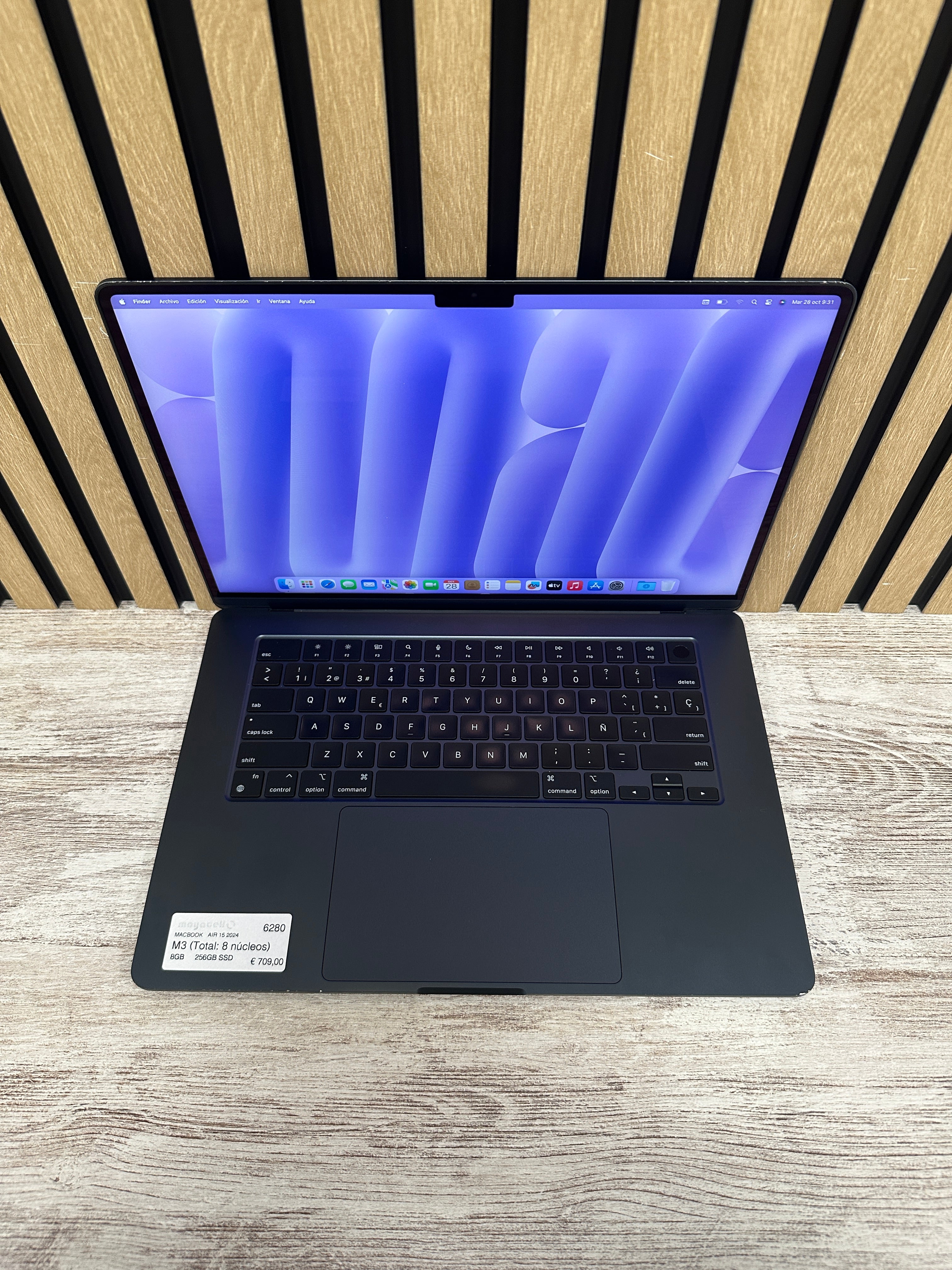 MacBook Air 15" 2024 M3 8gb 256gb SSD