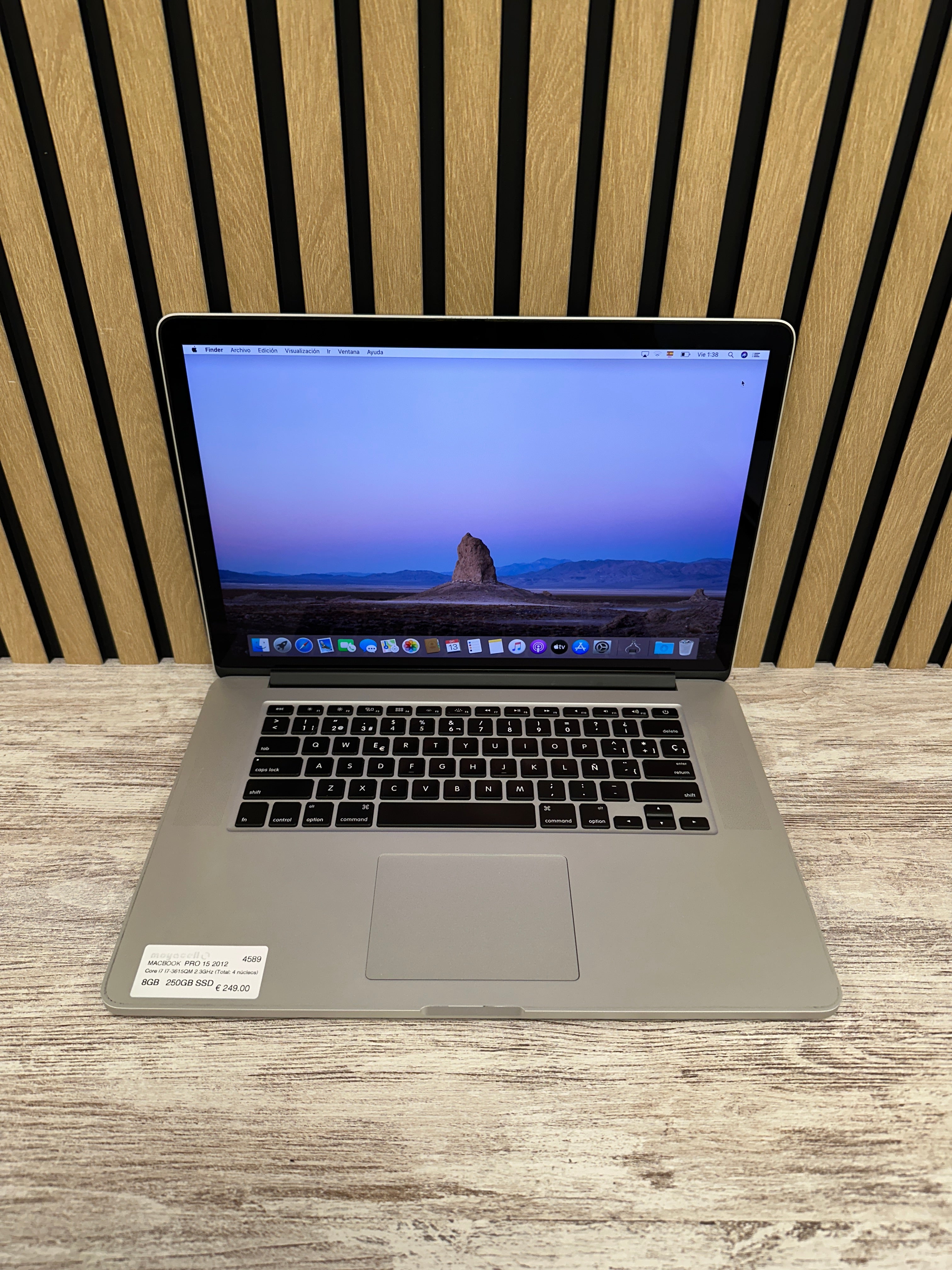 MacBook Pro 15" 2012 i7 8gb 250gb SSD - Moyacell