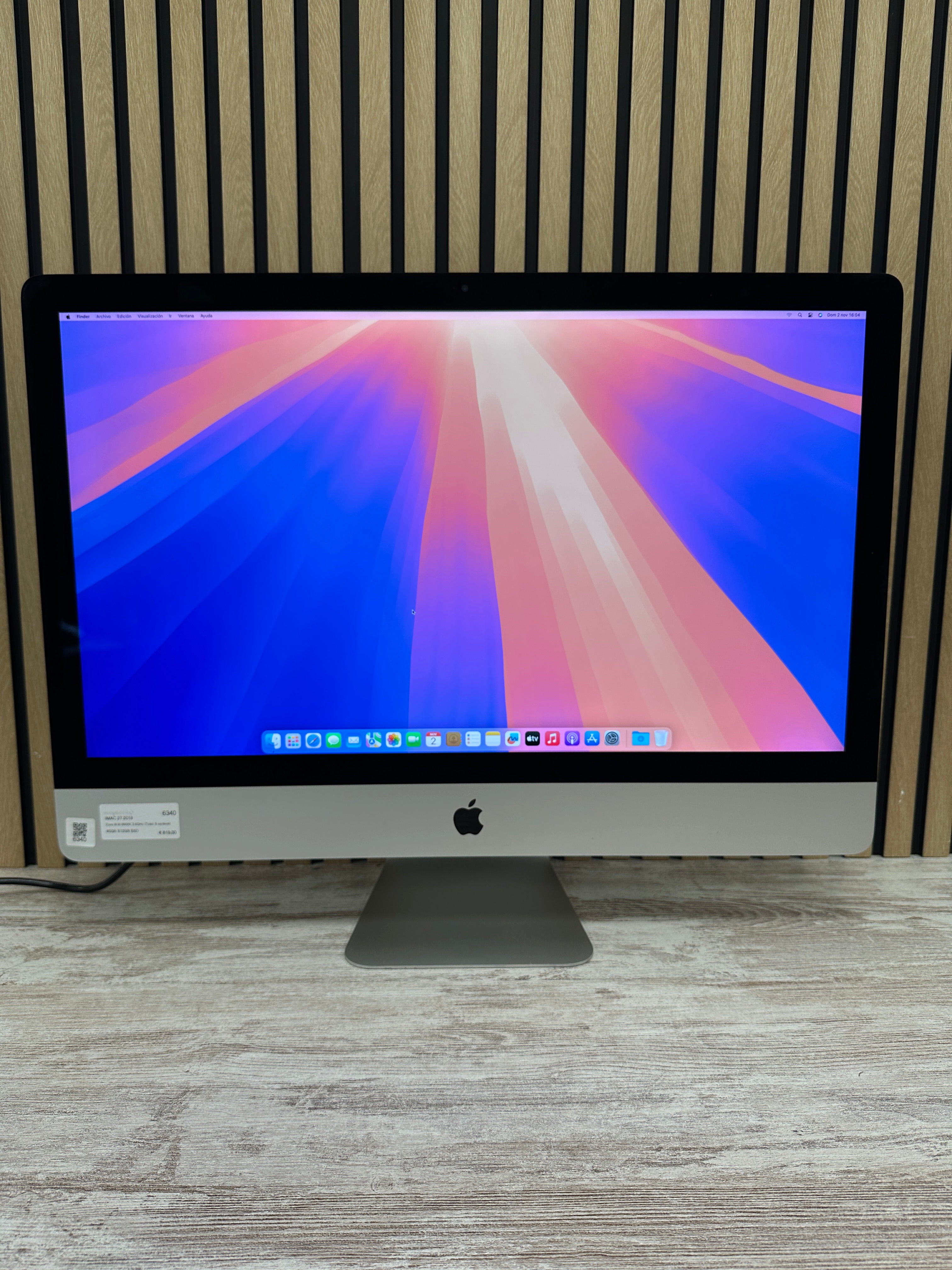 iMac 27" 2019 i9 40gb 512GB SSD