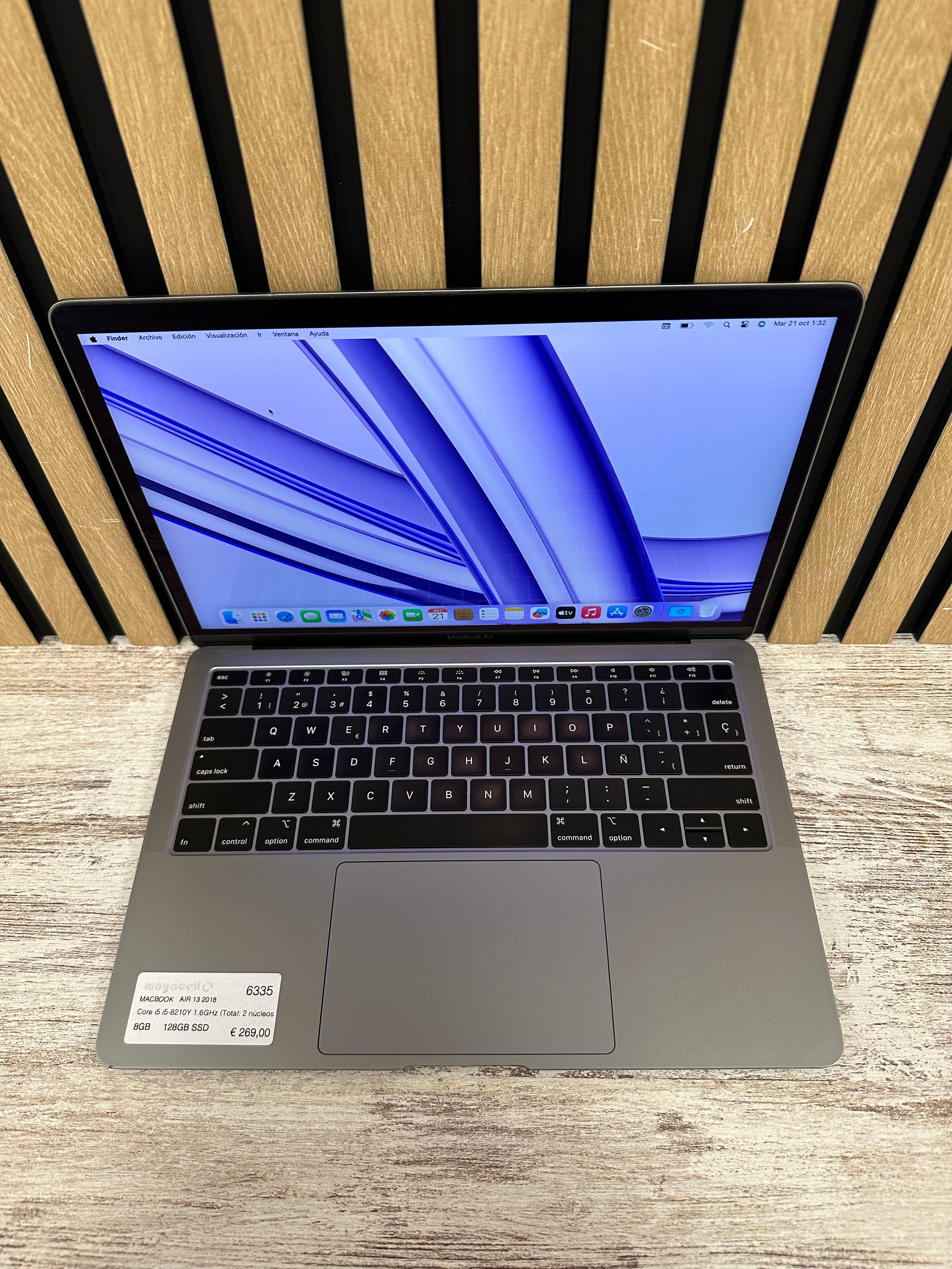 MacBook Air 13" 2018 i5 8gb 128gb SSD