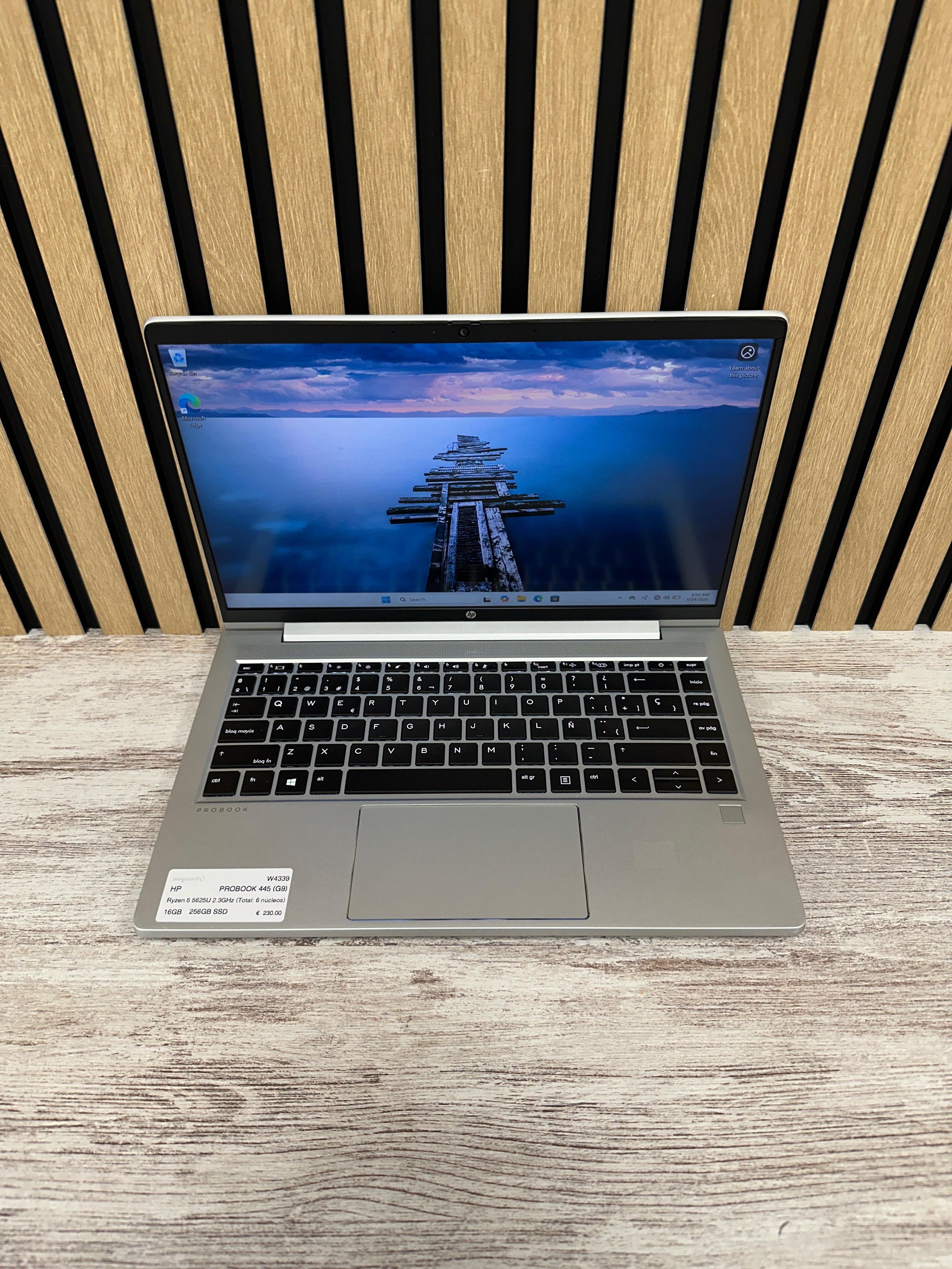 HP PROBOOK 445 (G9) Ryzen 5 5625U 2.3GHz (Total: 6 núcleos) 16GB 256GB SSD 14"