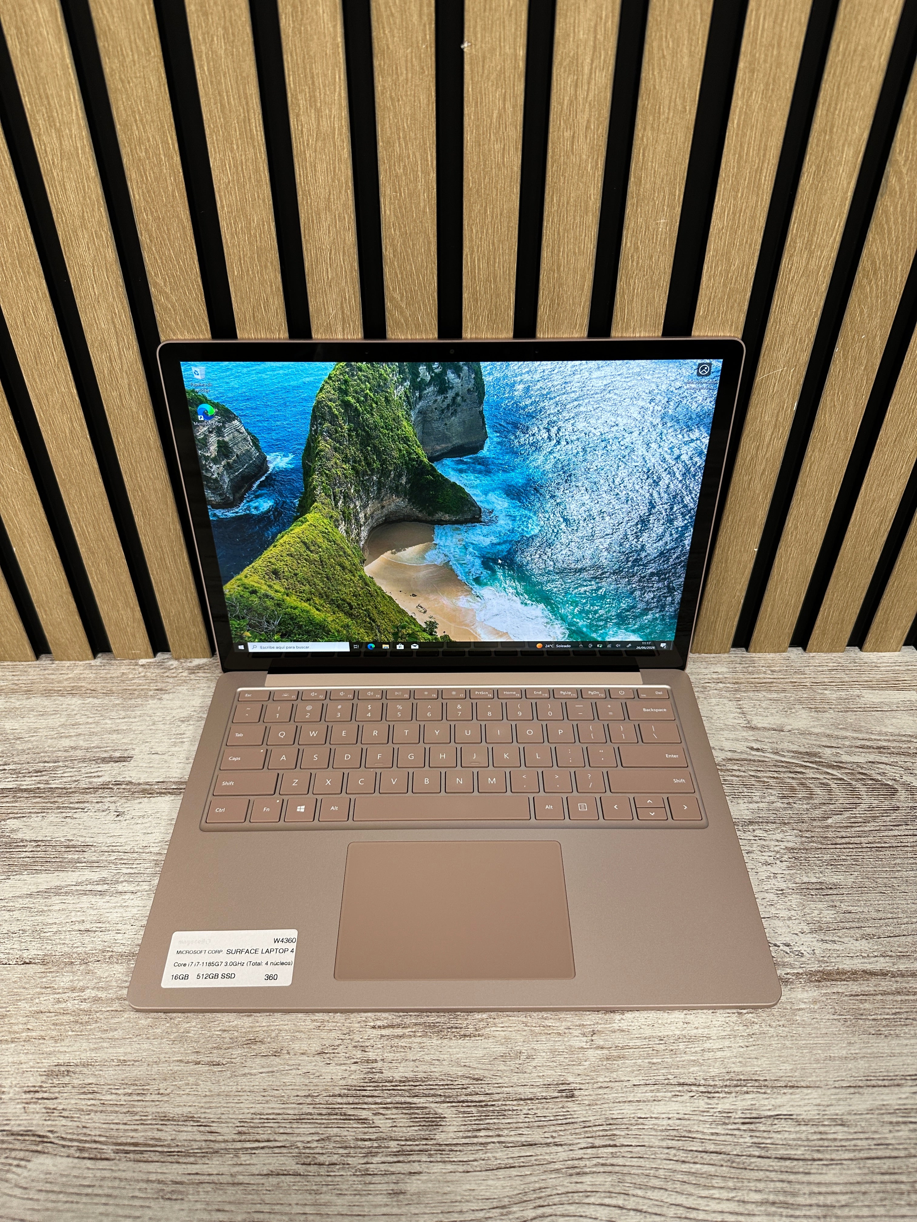 MICROSOFT CORP. SURFACE LAPTOP 4 Core i7 i7-1185G7 3.0GHz (Total: 4 núcleos) 16GB 512GB SSD 13.5"