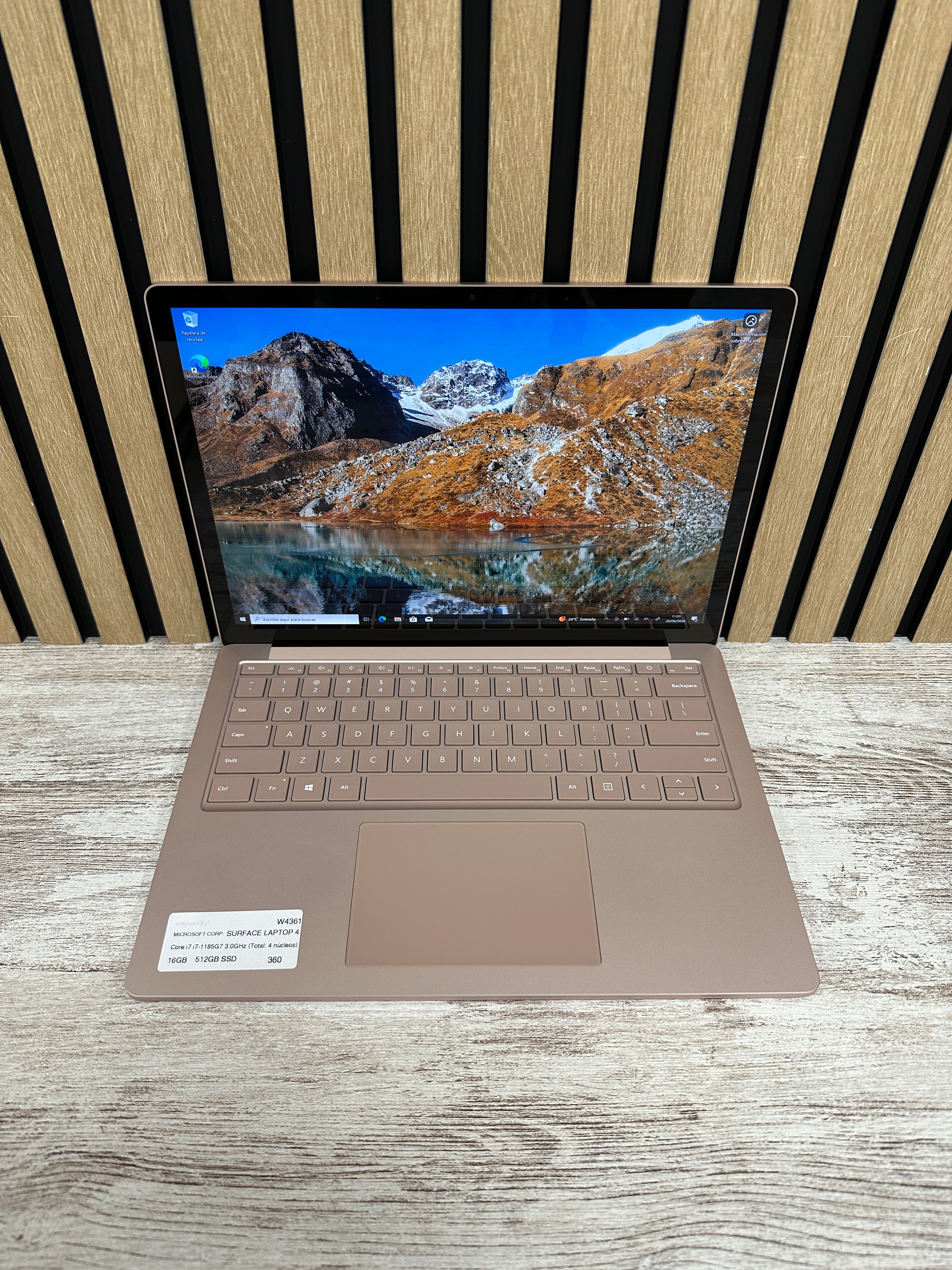MICROSOFT CORP. SURFACE LAPTOP 4 Core i7 i7-1185G7 3.0GHz (Total: 4 núcleos) 16GB 512GB SSD 13.5"