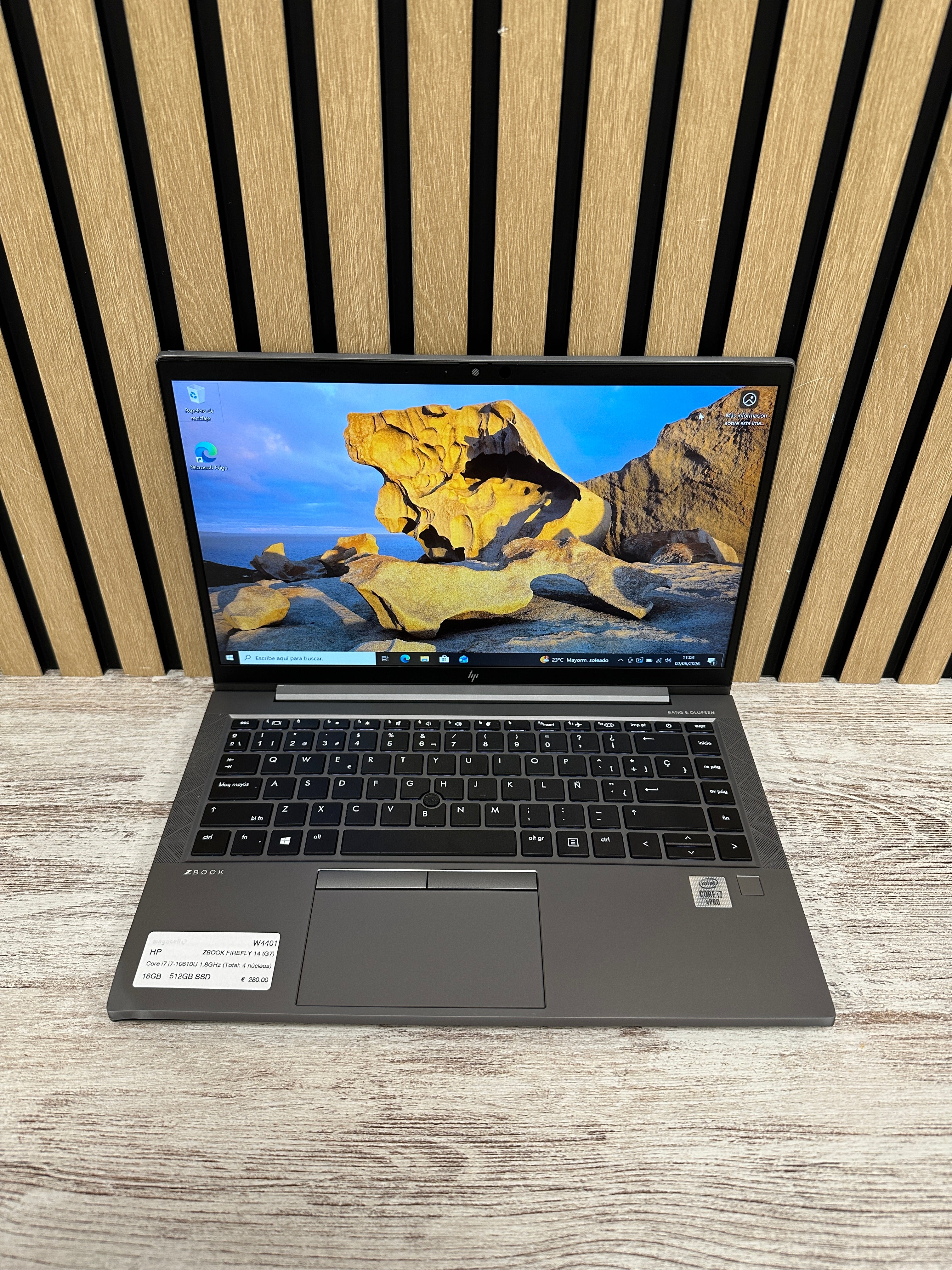 HP ZBOOK FIREFLY 14 (G7) Core i7 i7-10610U 1.8GHz (Total: 4 núcleos) 16GB 512GB SSD 14"