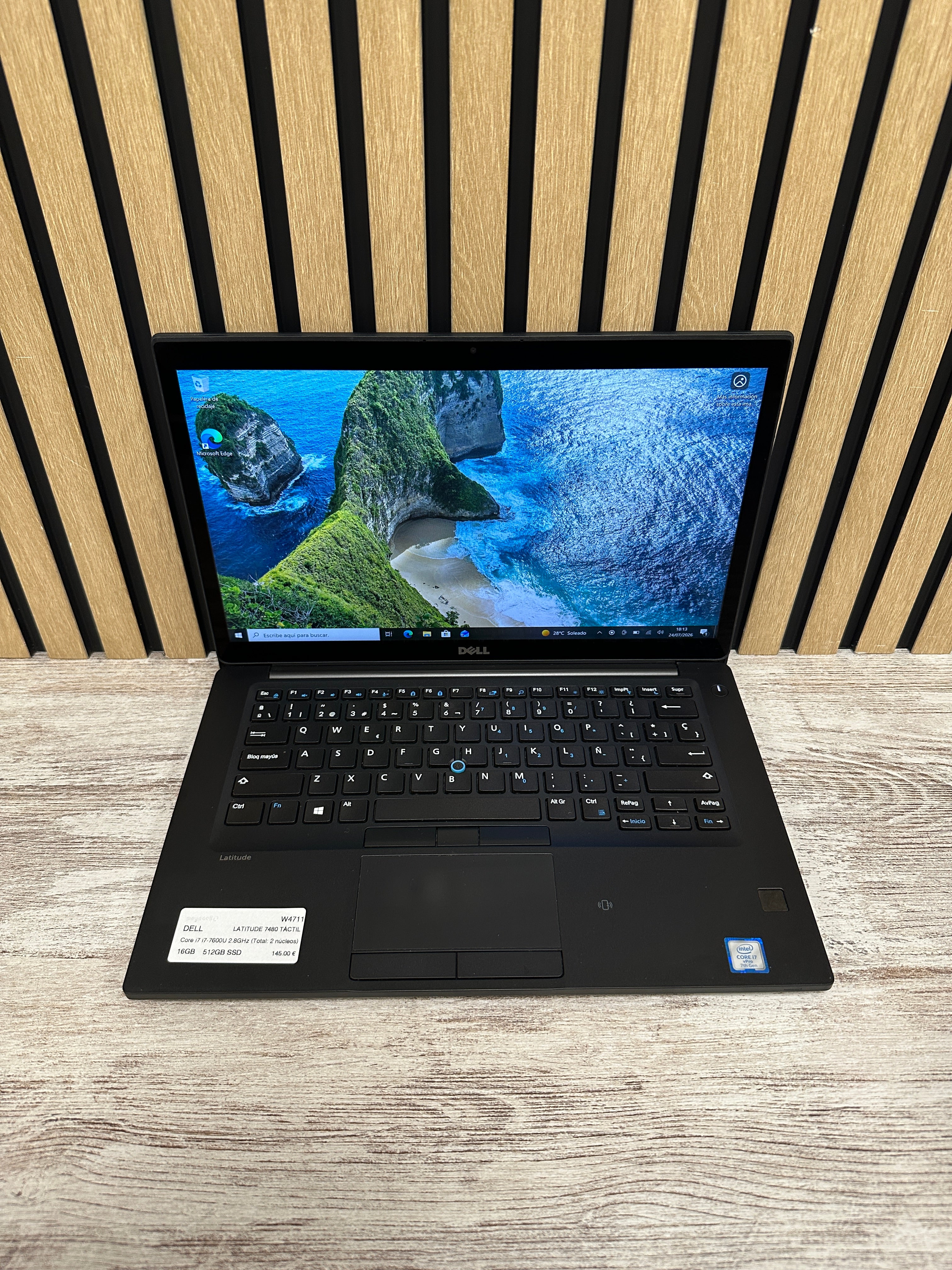 DELL LATITUDE 7480 TÁCTIL i7 16GB 512GB SSD 14" - Moyacell