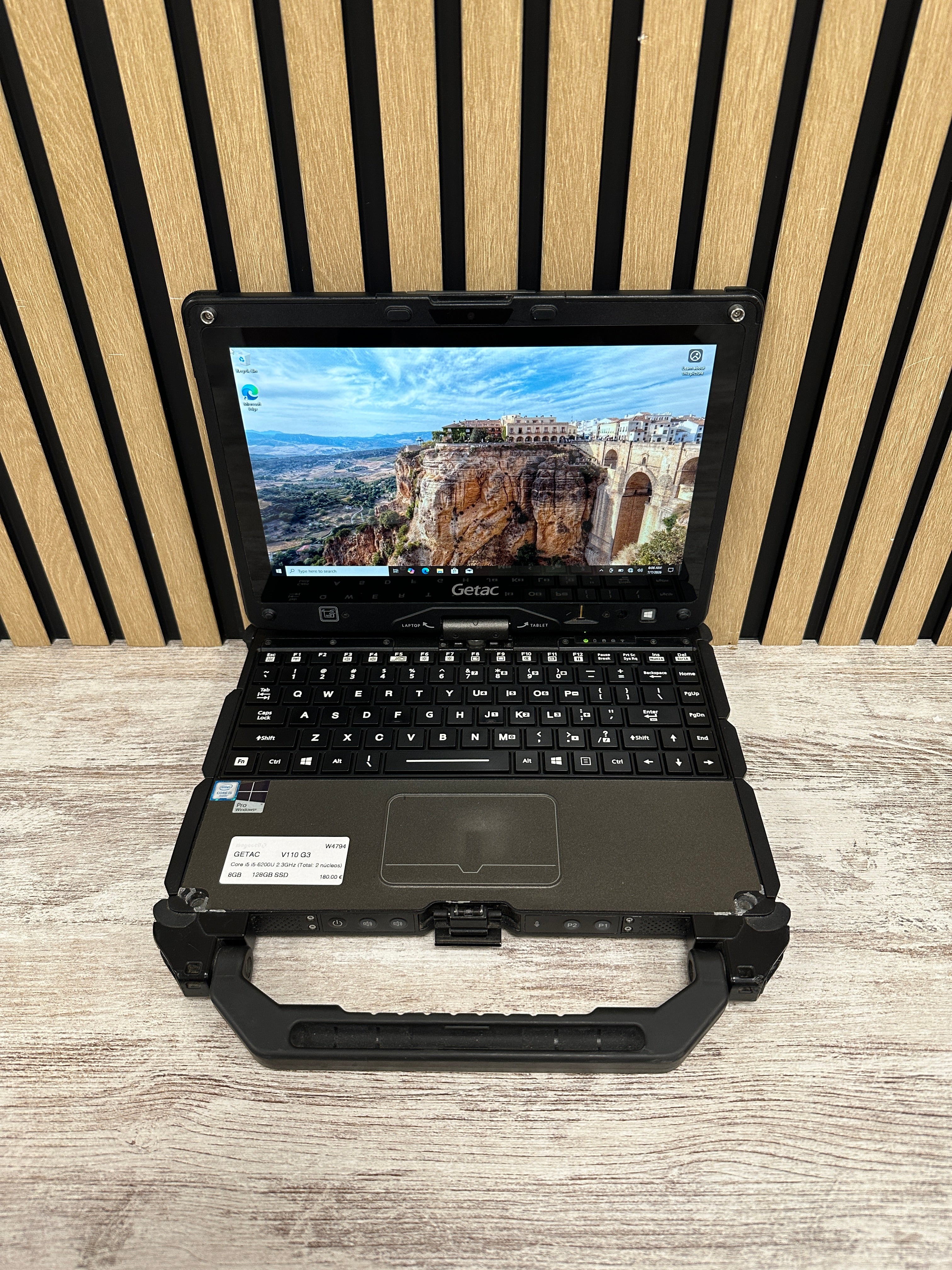 GETAC V110 G3 Core i5 i5-6200U 2.3GHz (Total: 2 núcleos) 8GB 128GB SSD 11.6" - Moyacell