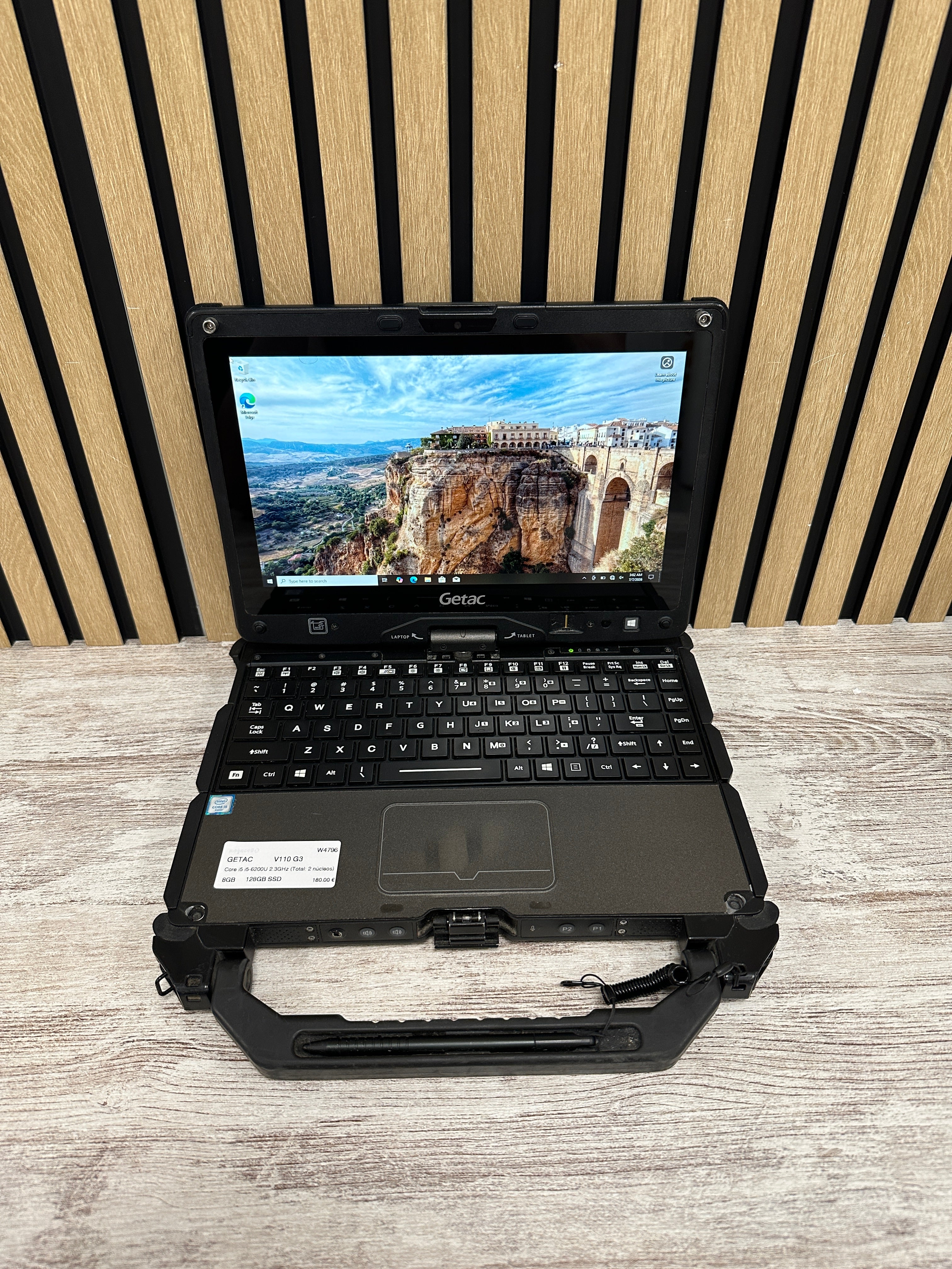 GETAC V110 G3 Core i5 i5-6200U 2.3GHz (Total: 2 núcleos) 8GB 128GB SSD 11.6" - Moyacell