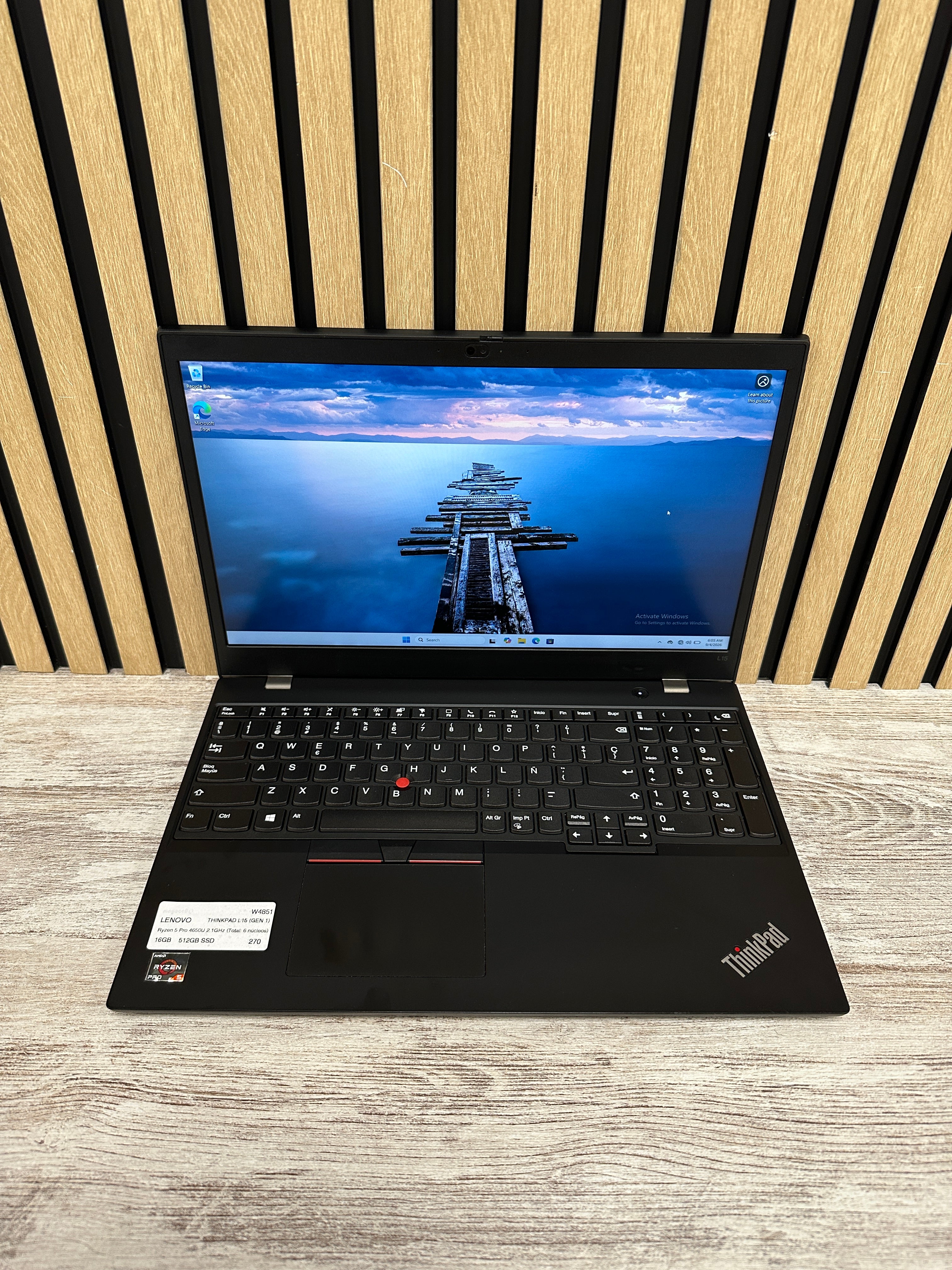 LENOVO THINKPAD L15 (GEN 1) Ryzen 5 16GB 512GB SSD 15.6" - Moyacell