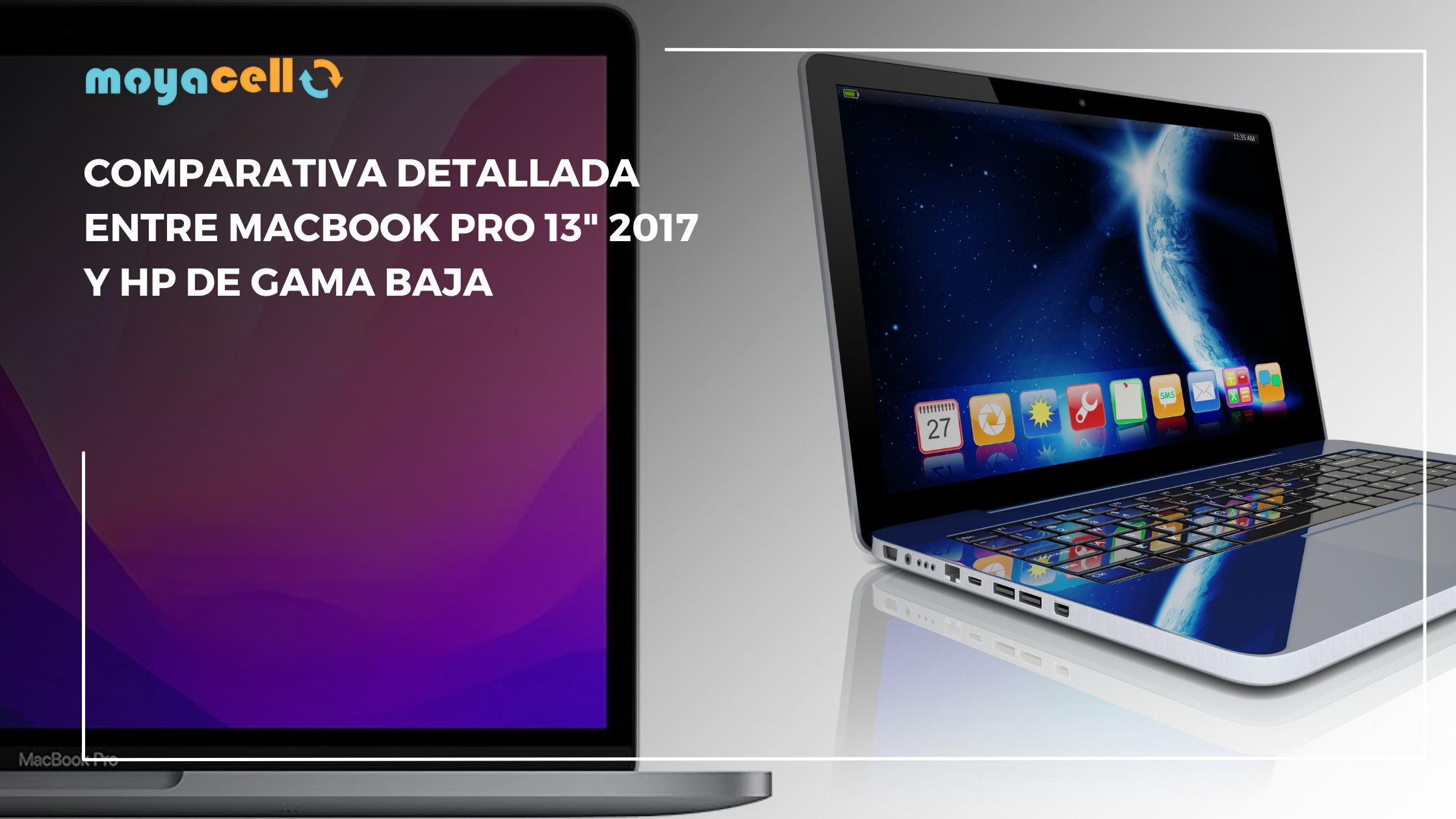 Comparativa detallada entre MacBook Pro 13" 2017 y HP de Gama Baja: ¿Cuál es la mejor opción para ti?