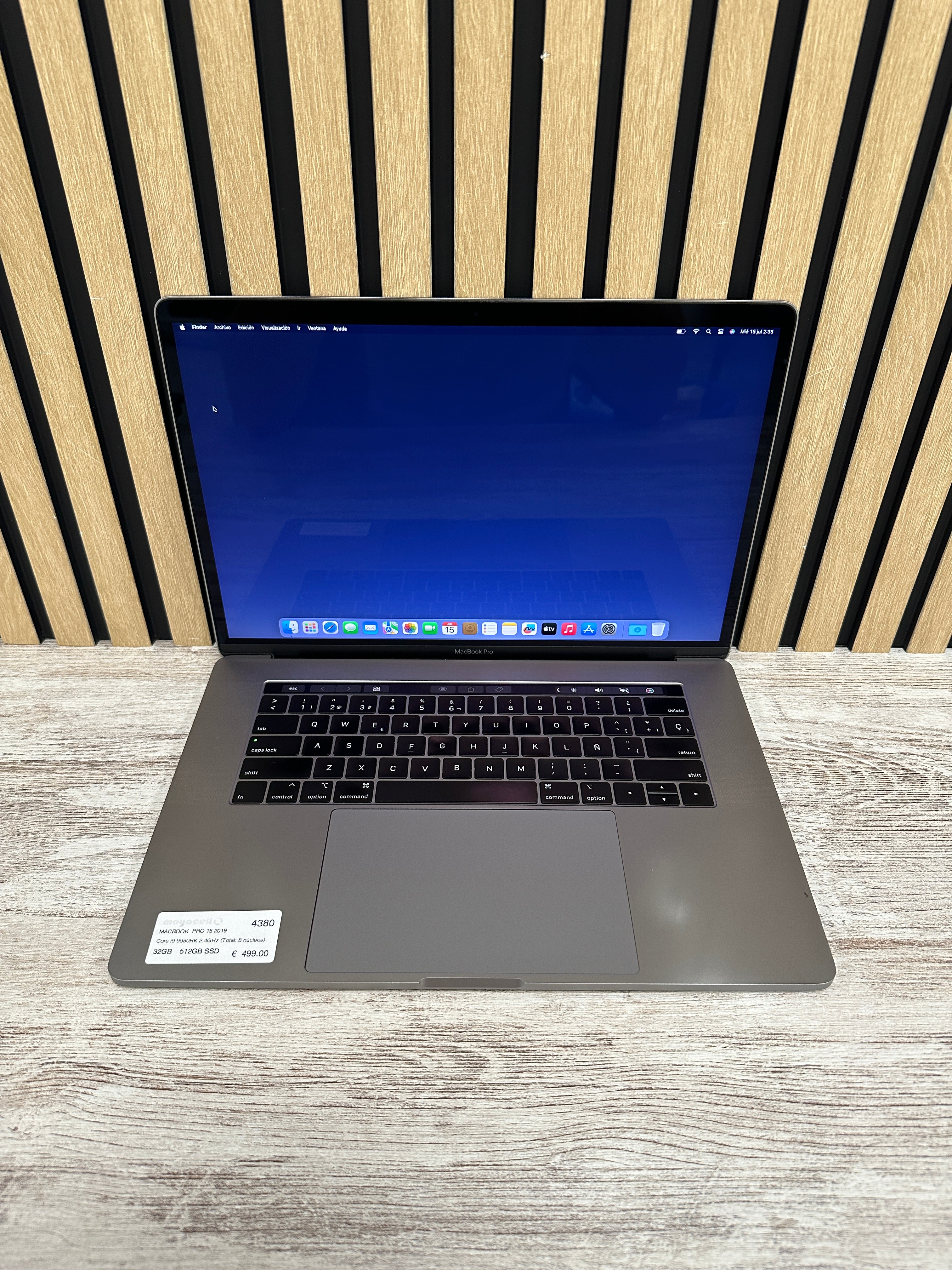 MacBook PRO 15 2019 Core i9 32GB 512GB SSD