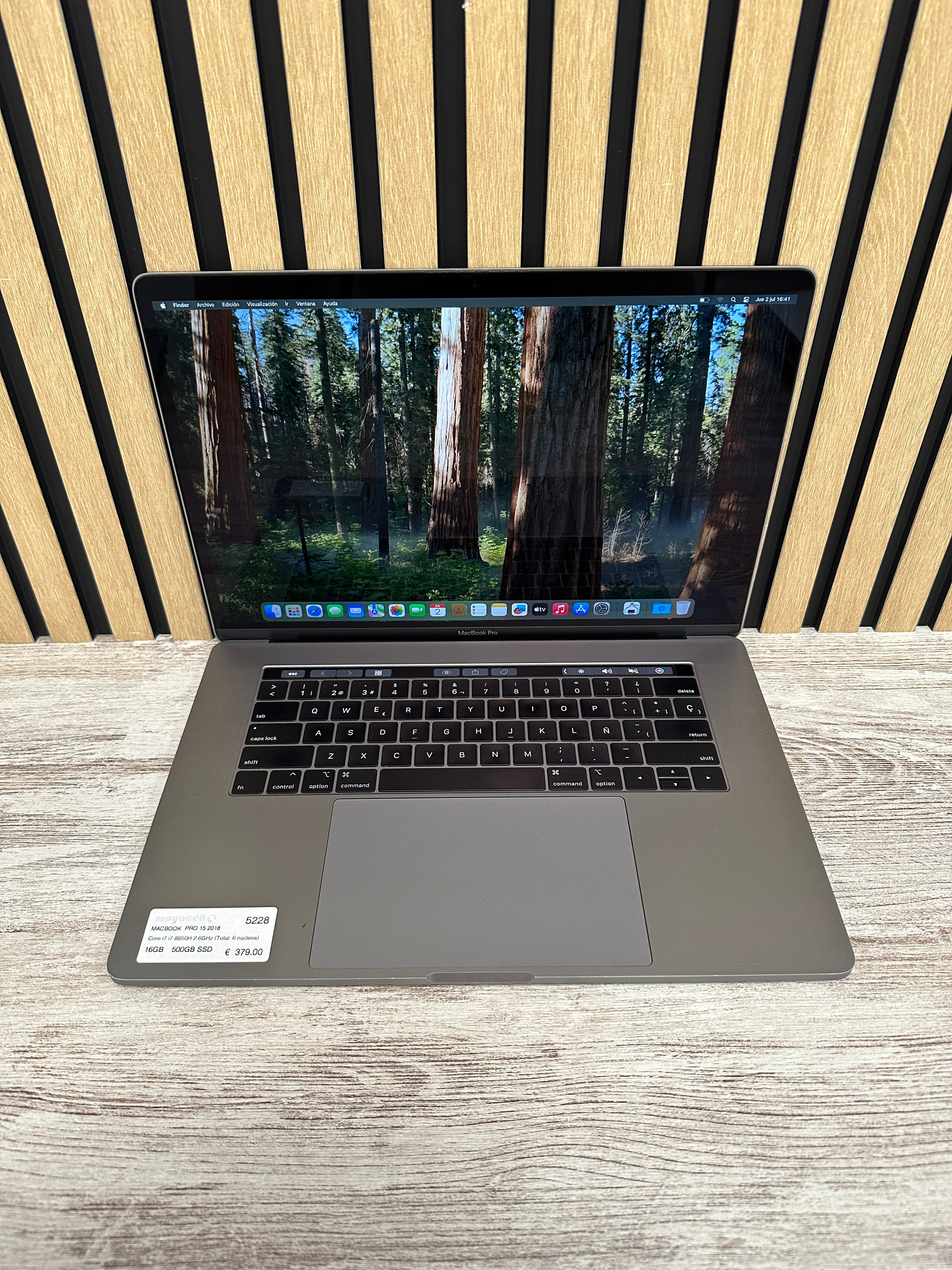 MacBook PRO 15 2018 Core i7 16GB 500GB SSD - Moyacell
