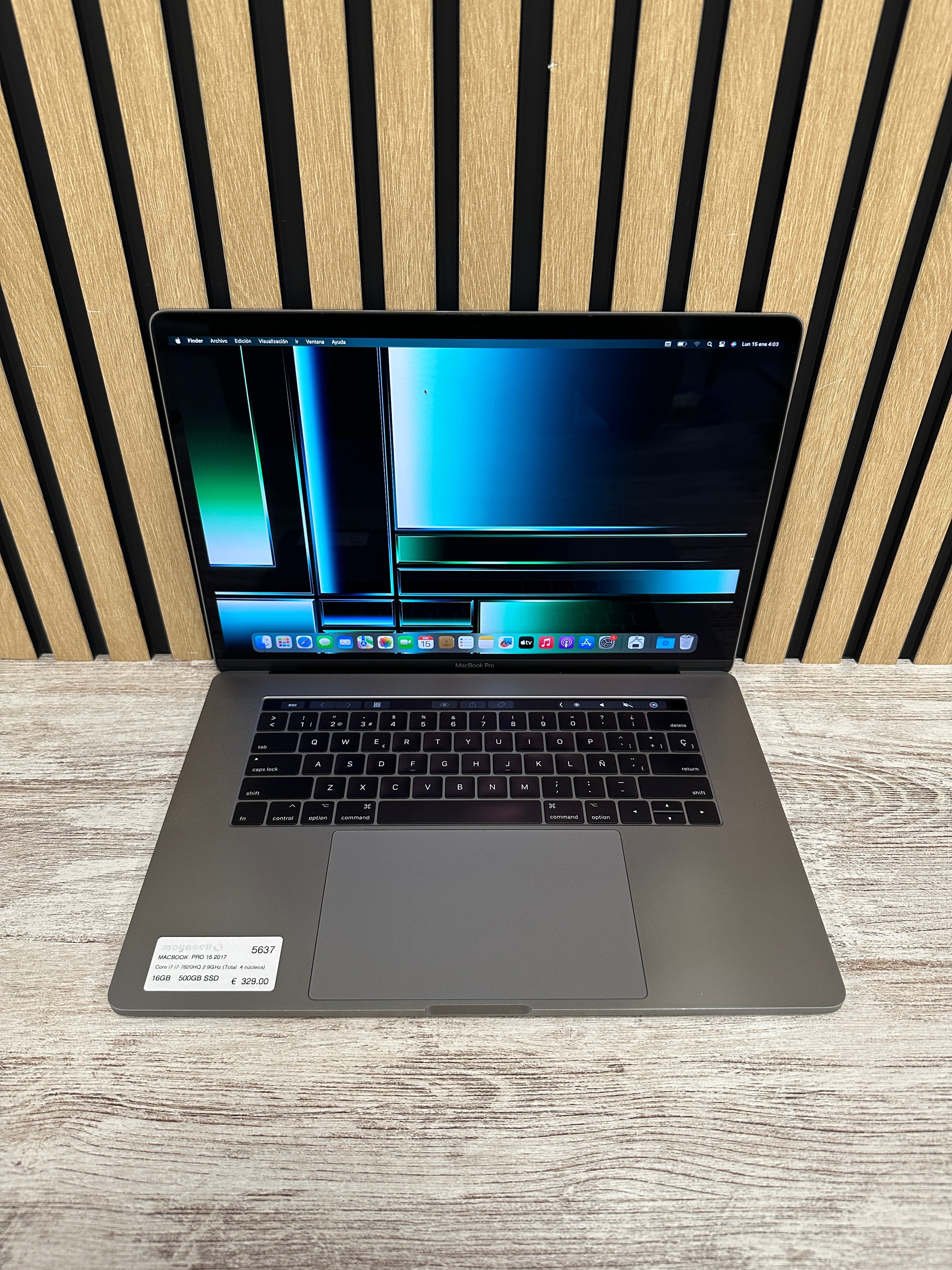 MacBook PRO 15 2017 Core i7 16GB 500GB SSD - Moyacell