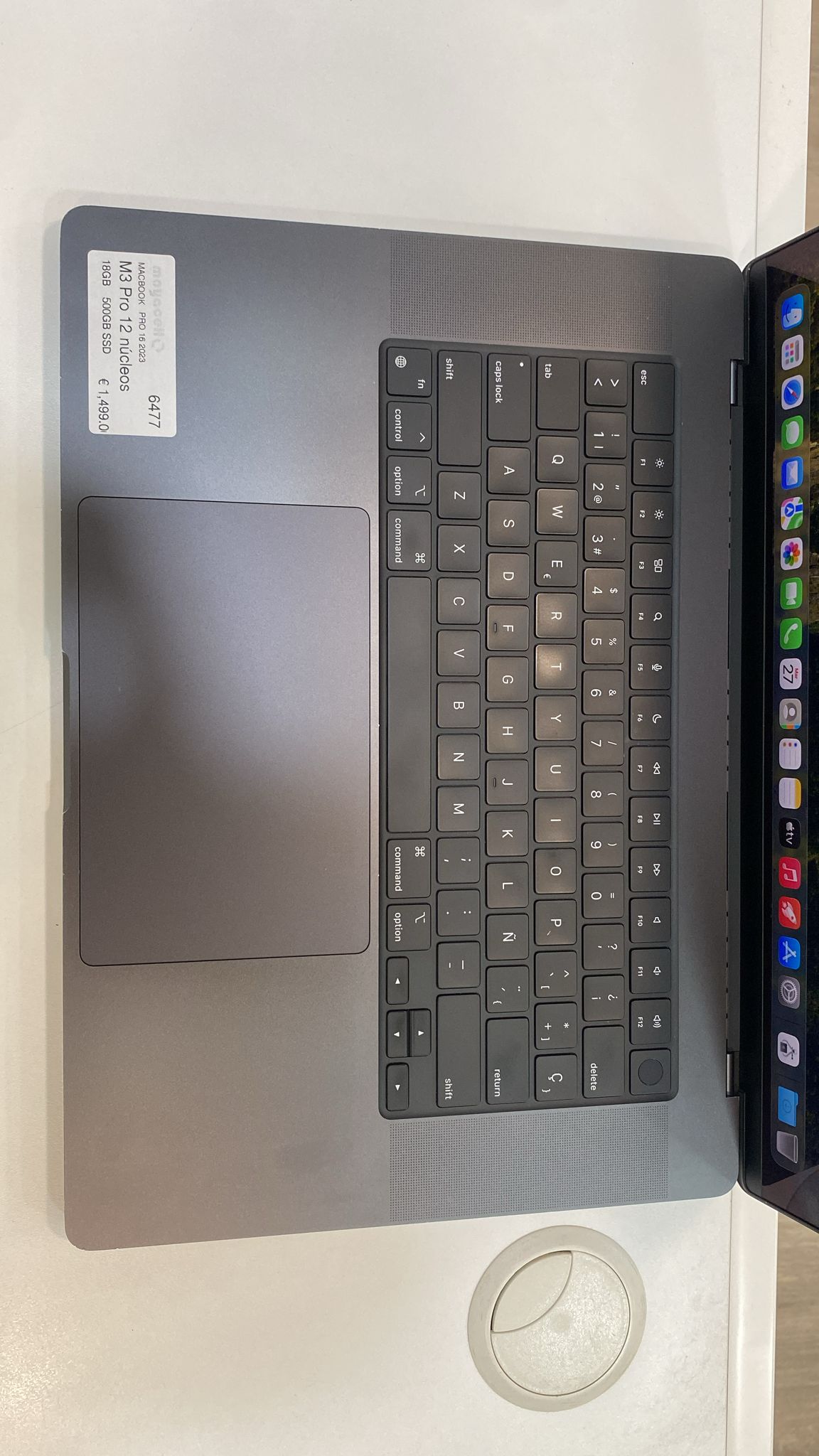 MacBook Pro 16" M3 PRO 18GB 512GB SSD
