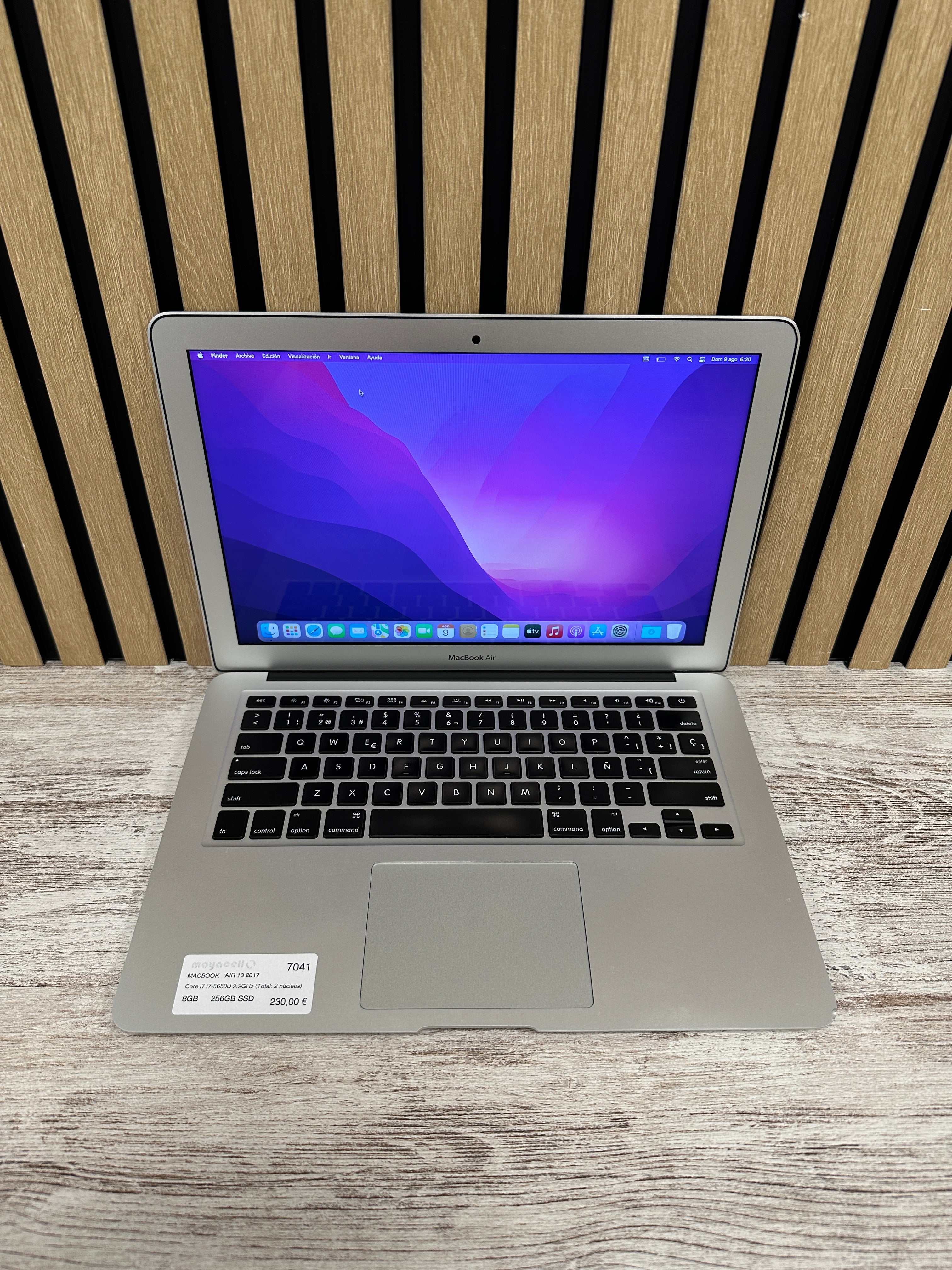 MacBook Air 13" 2017 i7 8GB 256GB SSD - Moyacell