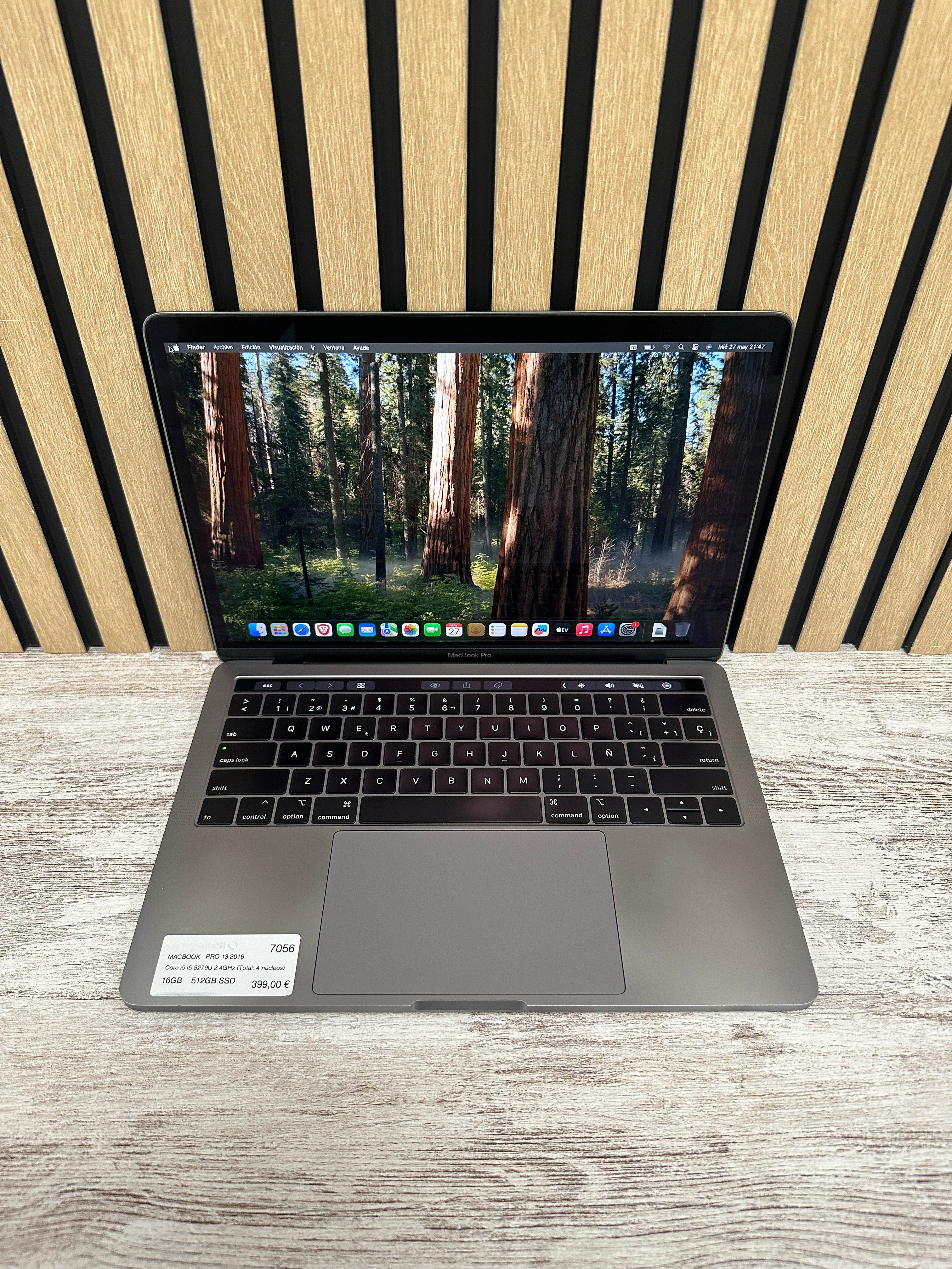 MacBook Pro 13" 2019 i5 16GB 512GB SSD - Moyacell
