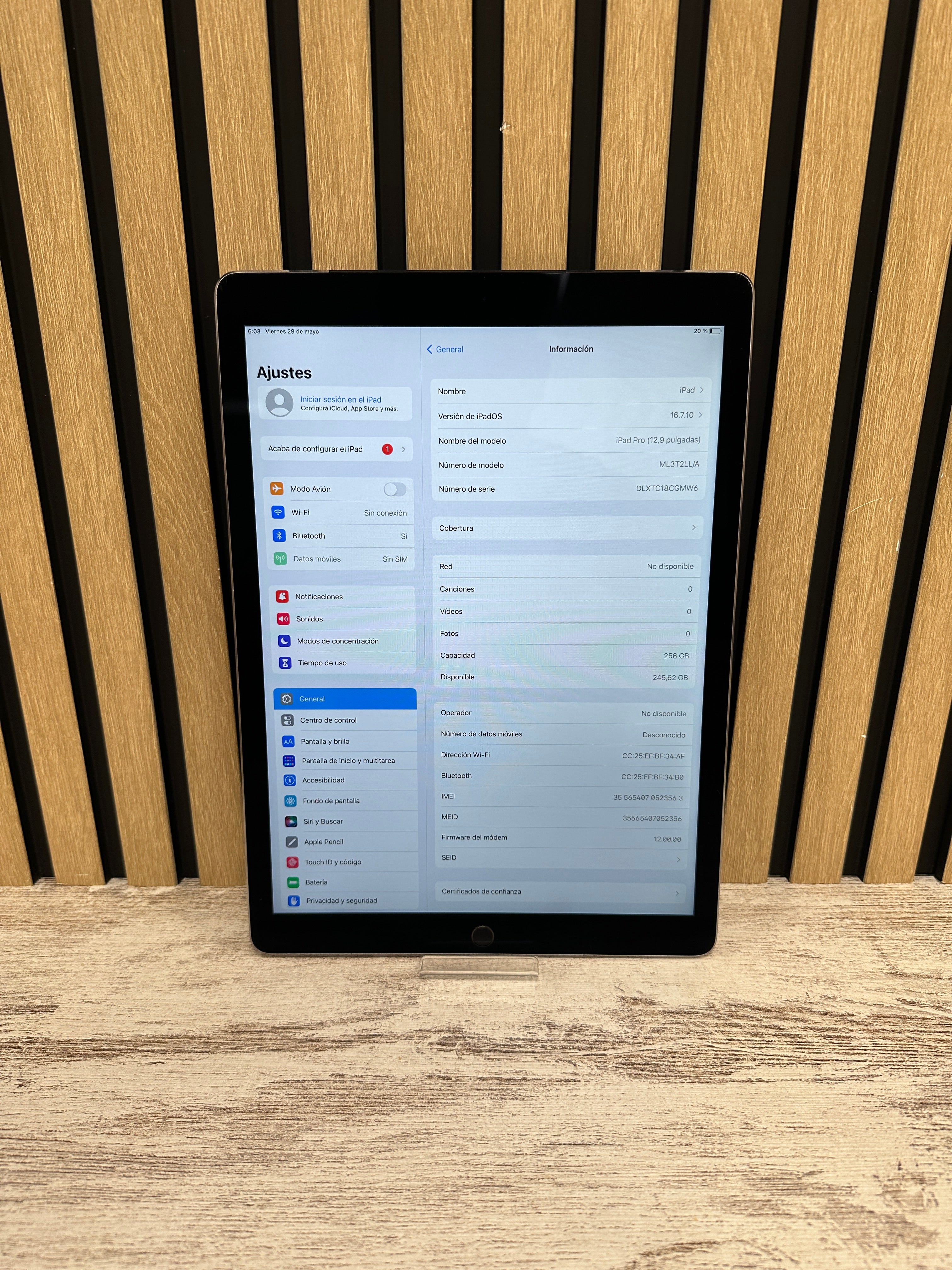 IPAD PRO 12.9" (1ST GEN) 2015 256GB SIM