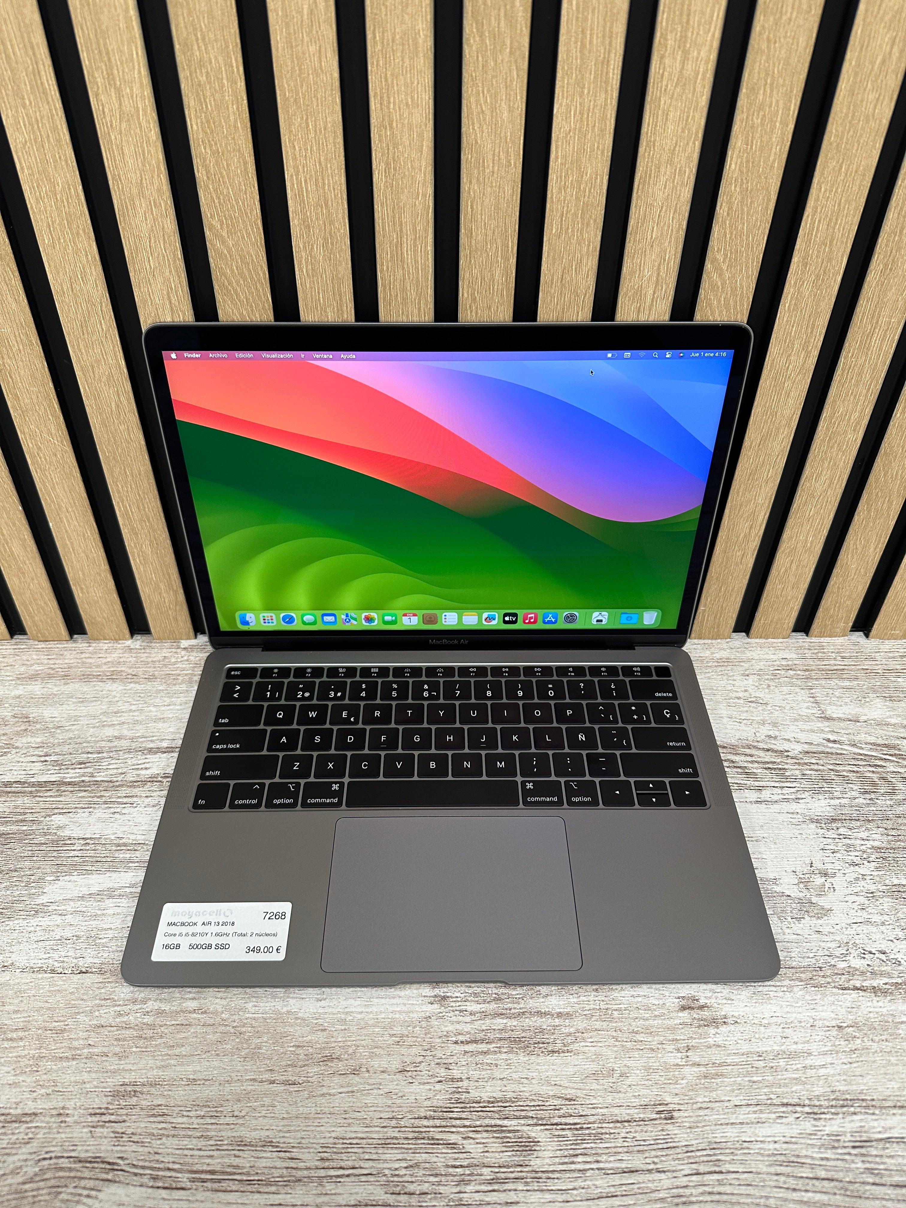 MacBook Air 13" 2018 i5 16GB 500GB SSD - Moyacell