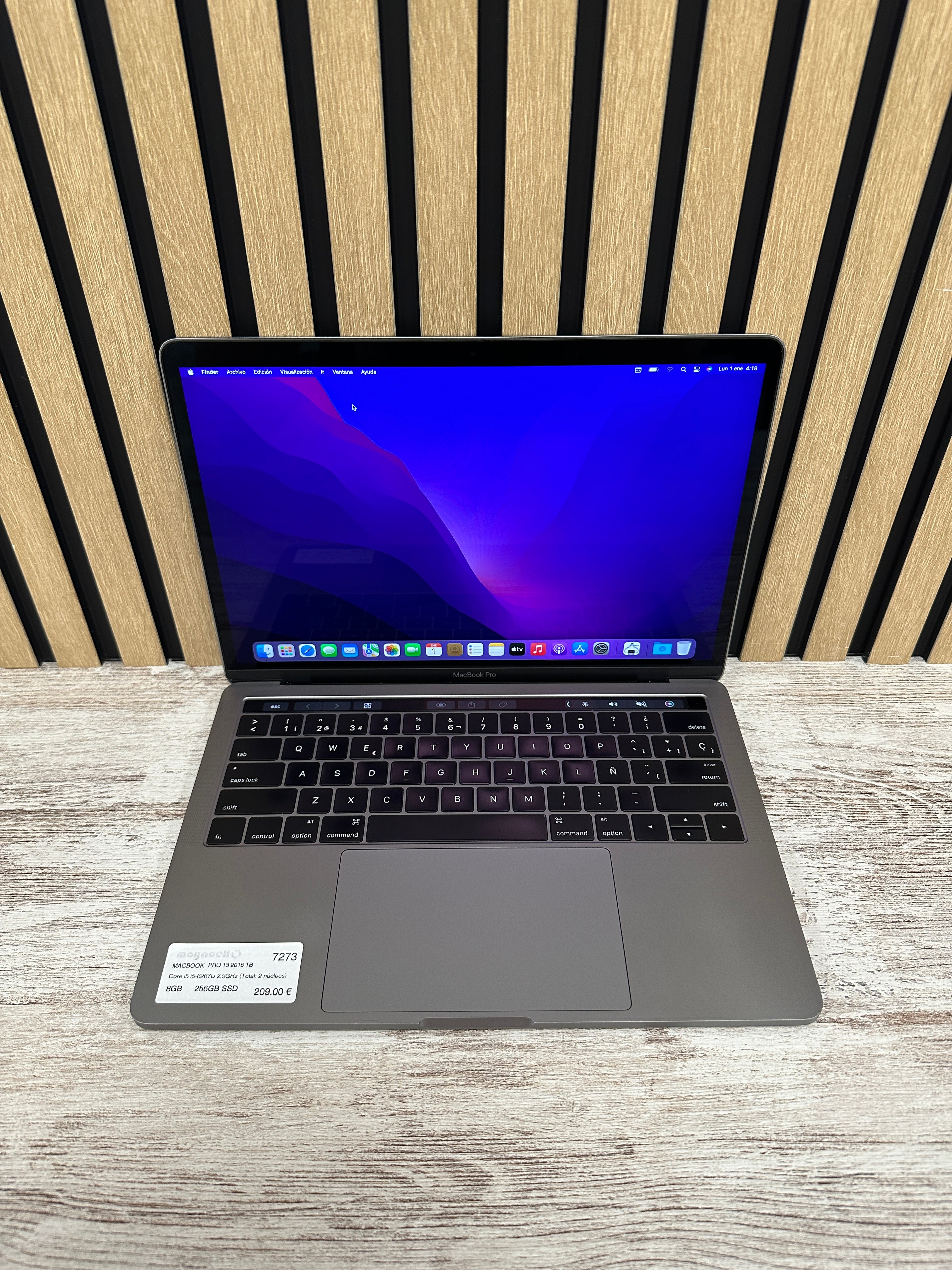 MacBook Pro 13" 2016 TB i5 8GB 256GB SSD - Moyacell