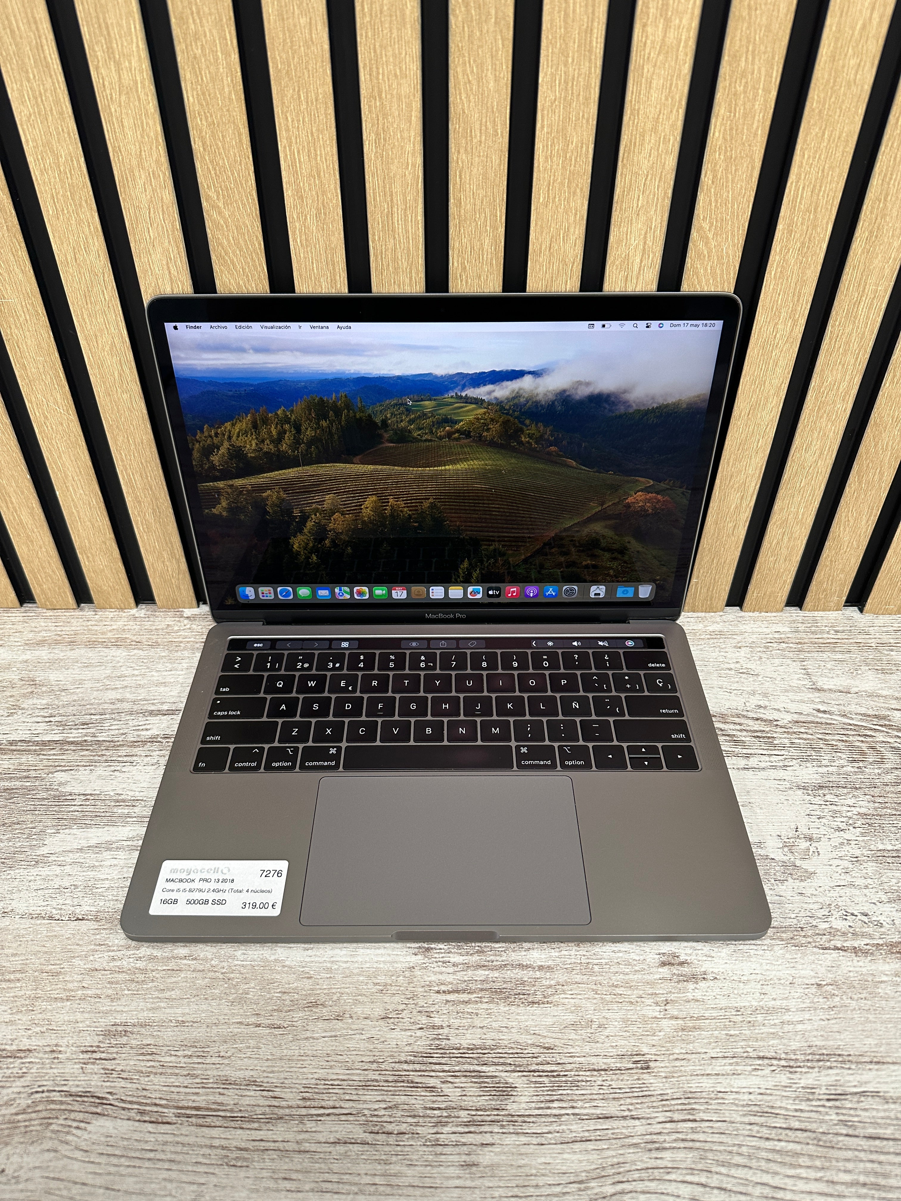 MacBook Pro 13" 2018 i5 16GB 500GB SSD - Moyacell