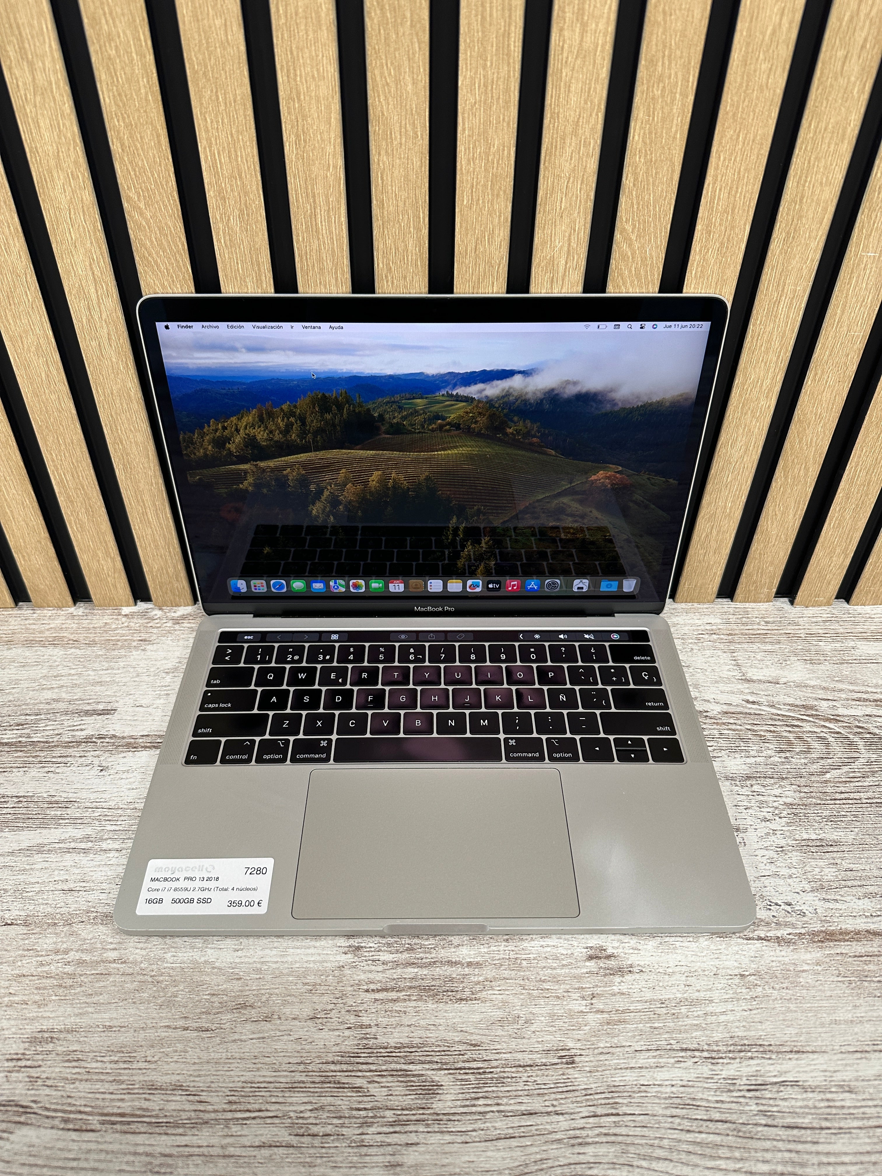 MacBook Pro 13" 2018 i7 16GB 500GB SSD - Moyacell