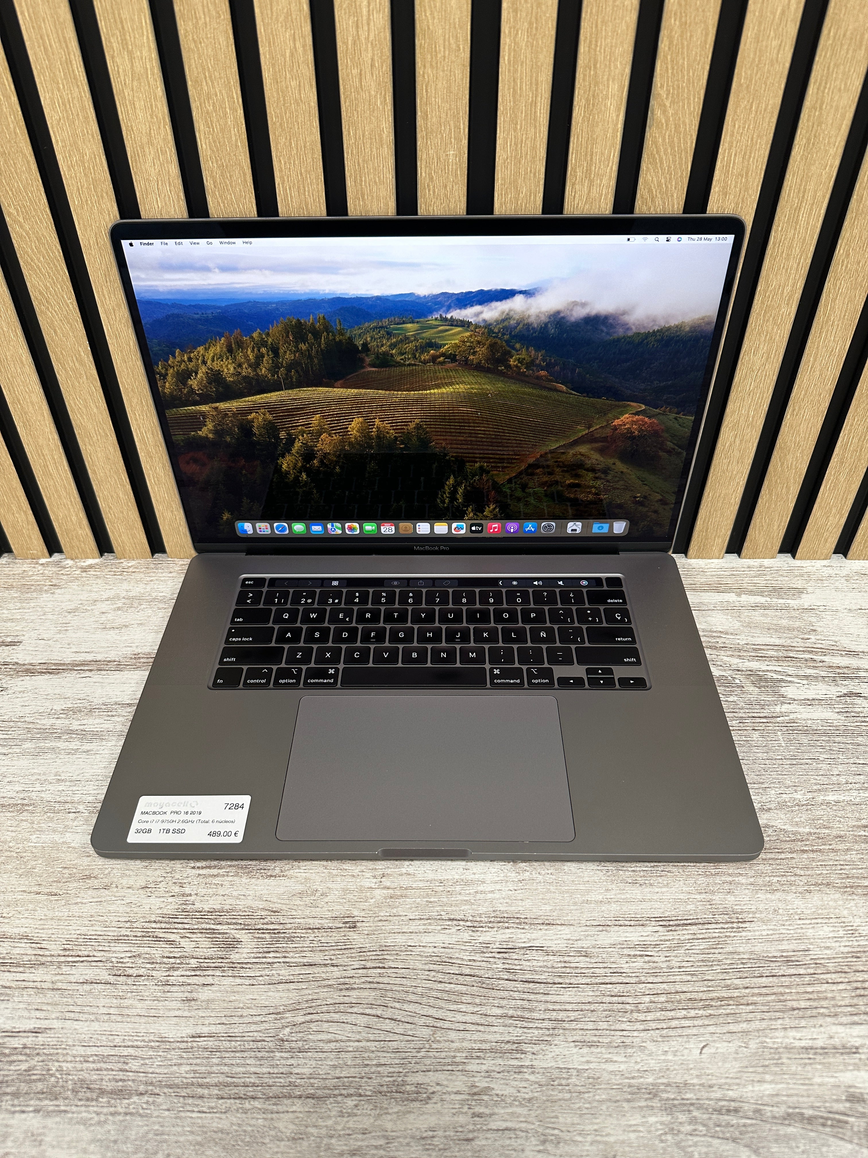 PRO 16 2019 Core i7 i7-9750H 2.6GHz (Total: 6 núcleos) 32GB 1TB SSD