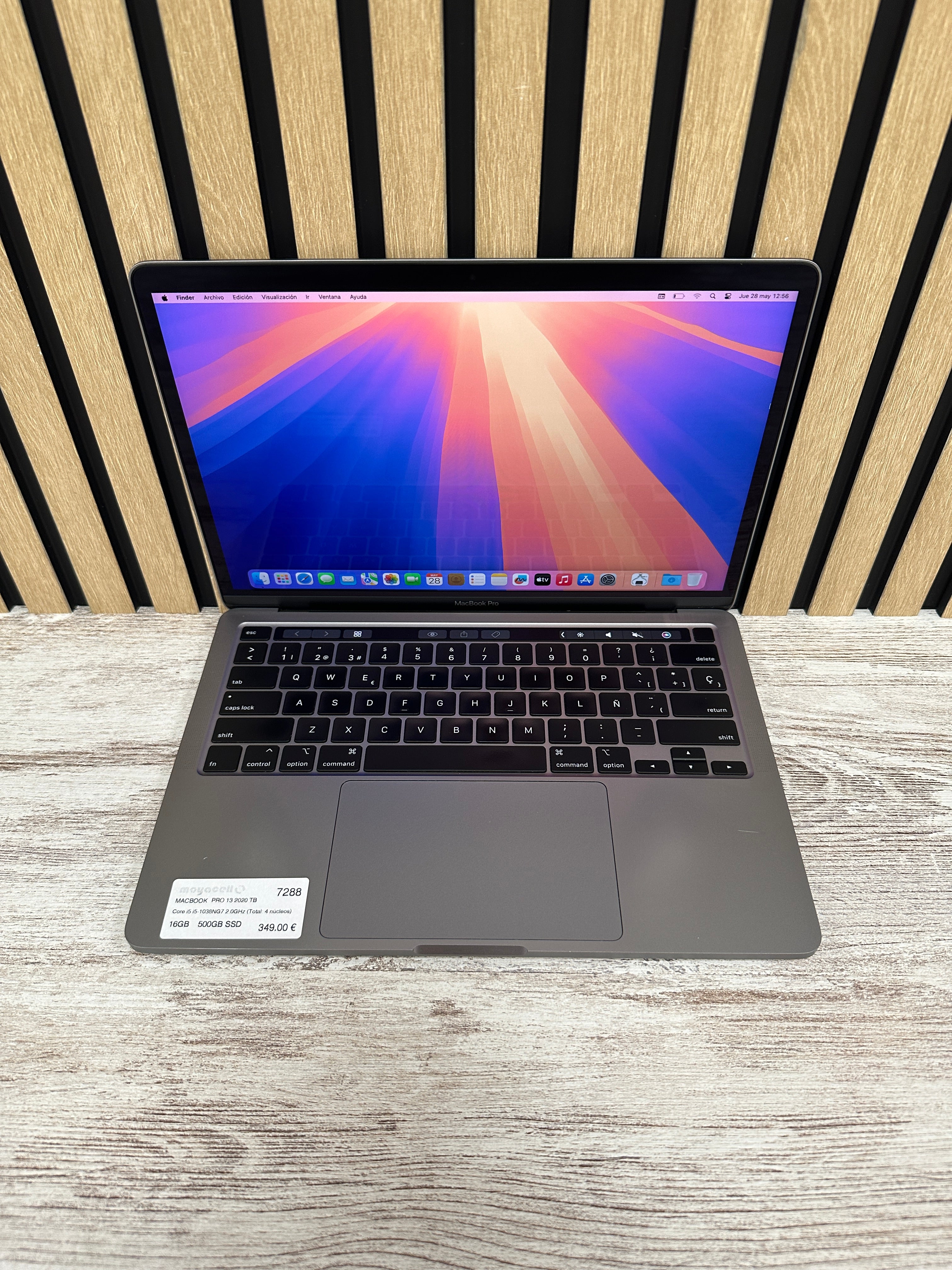 PRO 13 2020 TB Core i5 i5-1038NG7 2.0GHz (Total: 4 núcleos) 16GB 500GB SSD