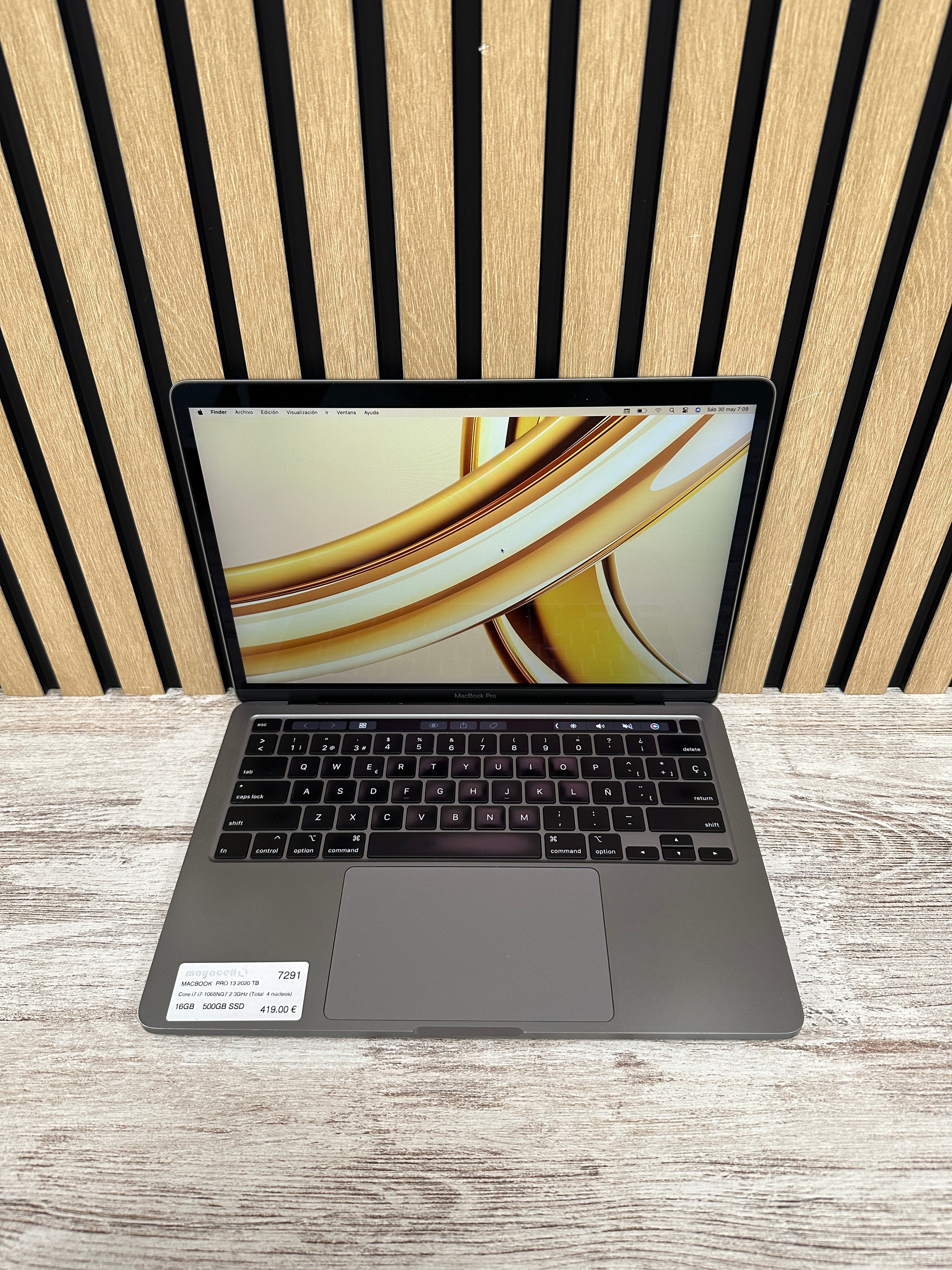 PRO 13 2020 TB Core i7 i7-1068NG7 2.3GHz (Total: 4 núcleos) 16GB 500GB SSD